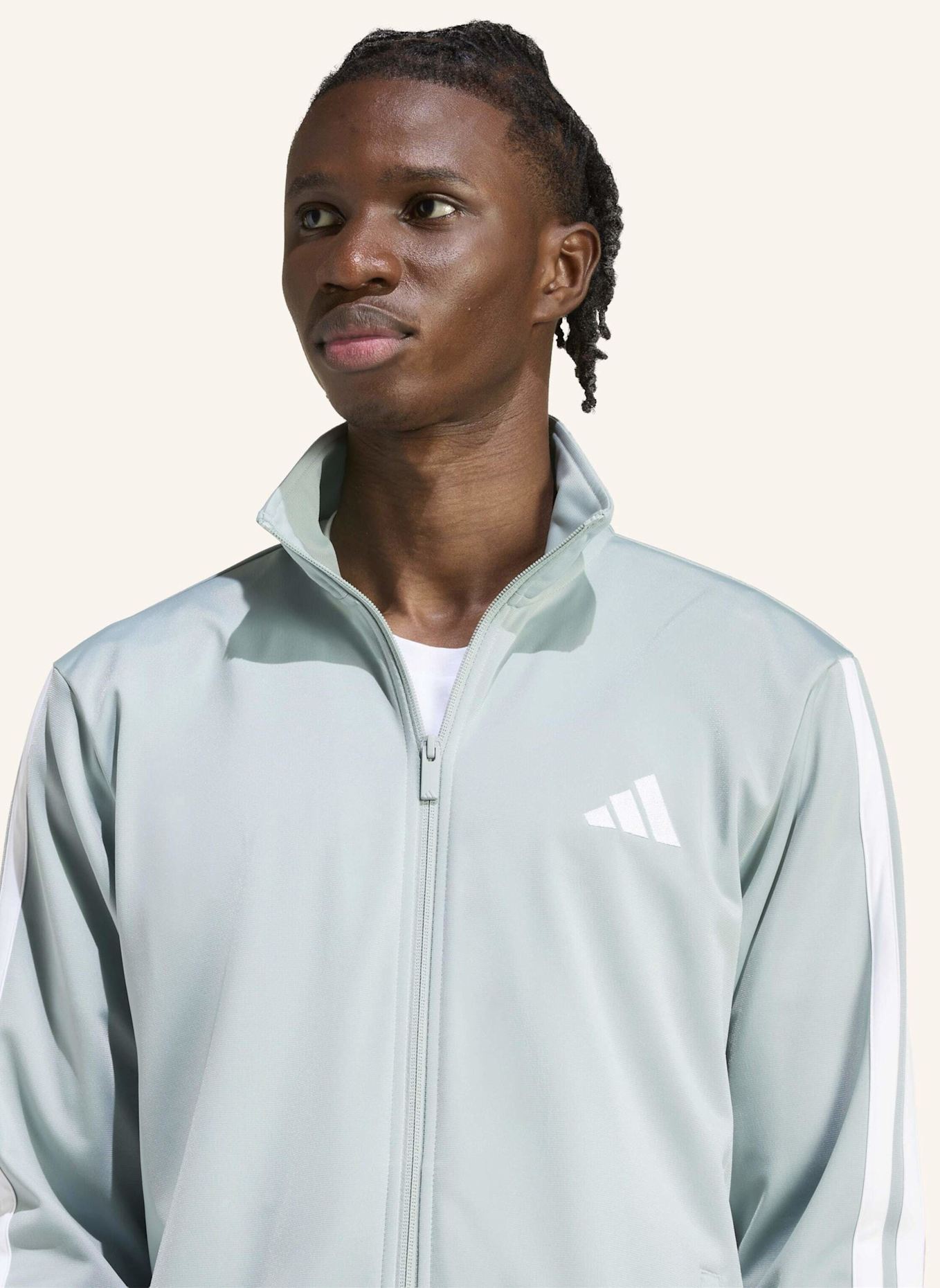 adidas Trainingsanzug 3 STRIPES: GRÜN