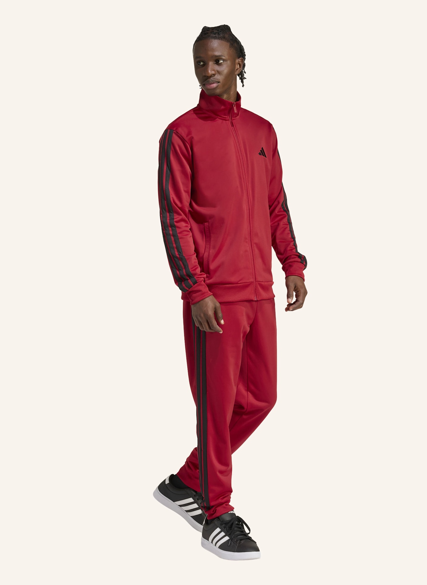 adidas Trainingsanzug 3 STRIPES: ROT