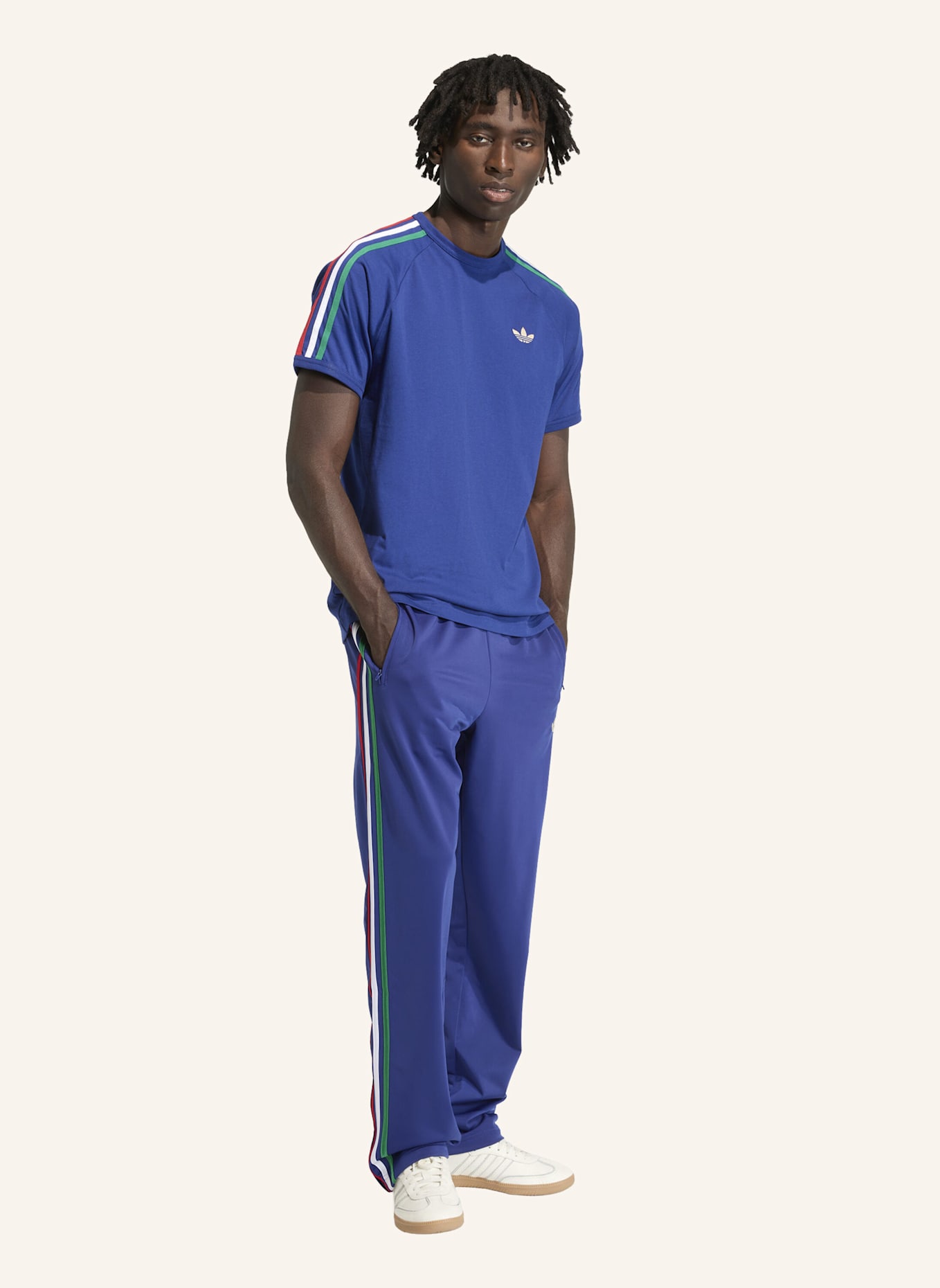 adidas Originals Track Pants FIREBIRD: BLAU/ GRÜN/ WEISS