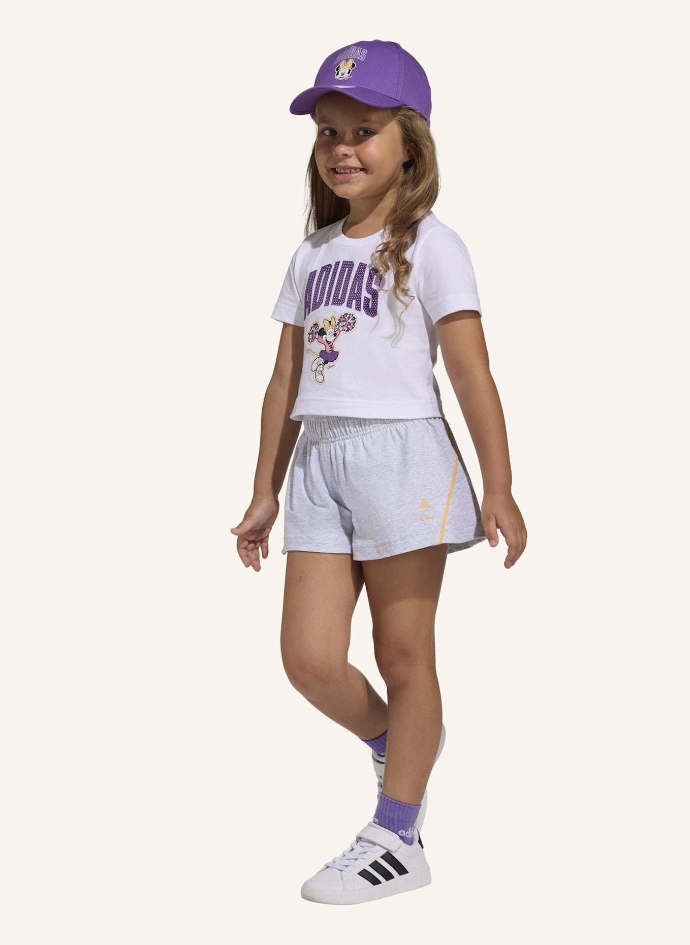 adidas ADIDAS DISNEY MINNIE MOUSE T-SHIRT SET: WEISS/ ORANGE