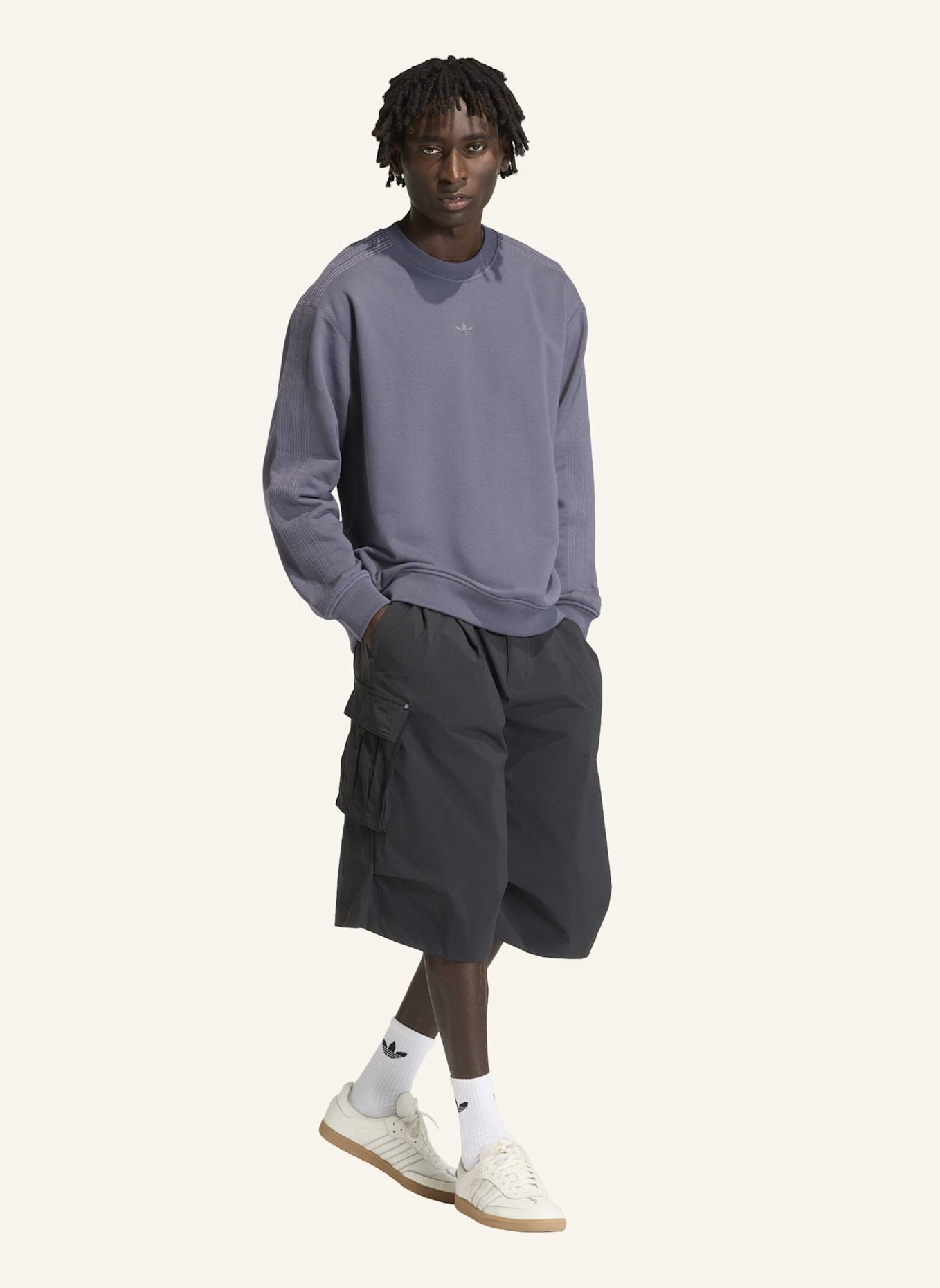 adidas Originals PREMIUM ESSENTIALS SWEATSHIRT: LILA