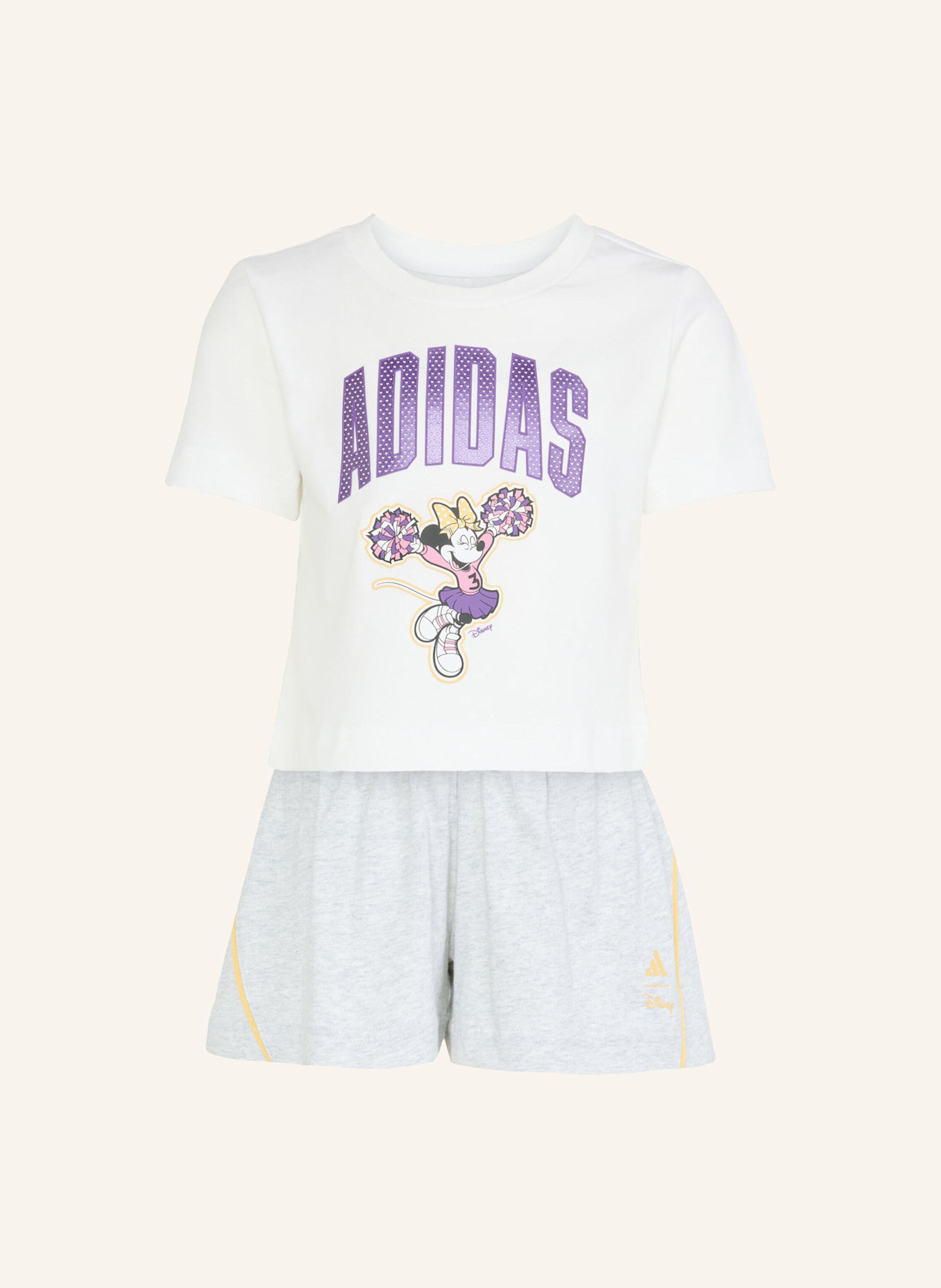 adidas ADIDAS DISNEY MINNIE MOUSE T-SHIRT SET: WEISS/ ORANGE