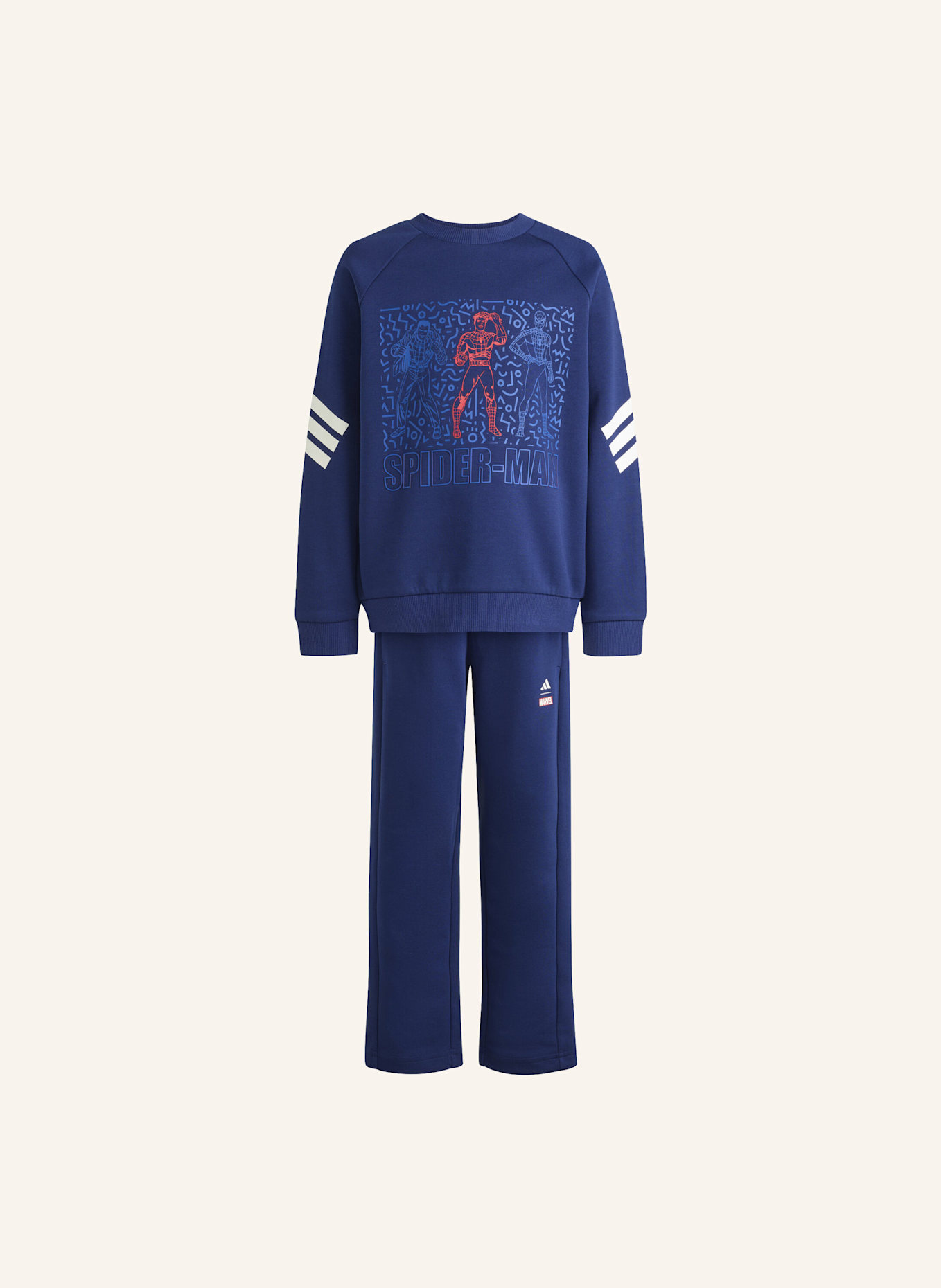 adidas ADIDAS MARVEL SPIDER-MAN JOGGINGANZUG: BLAU