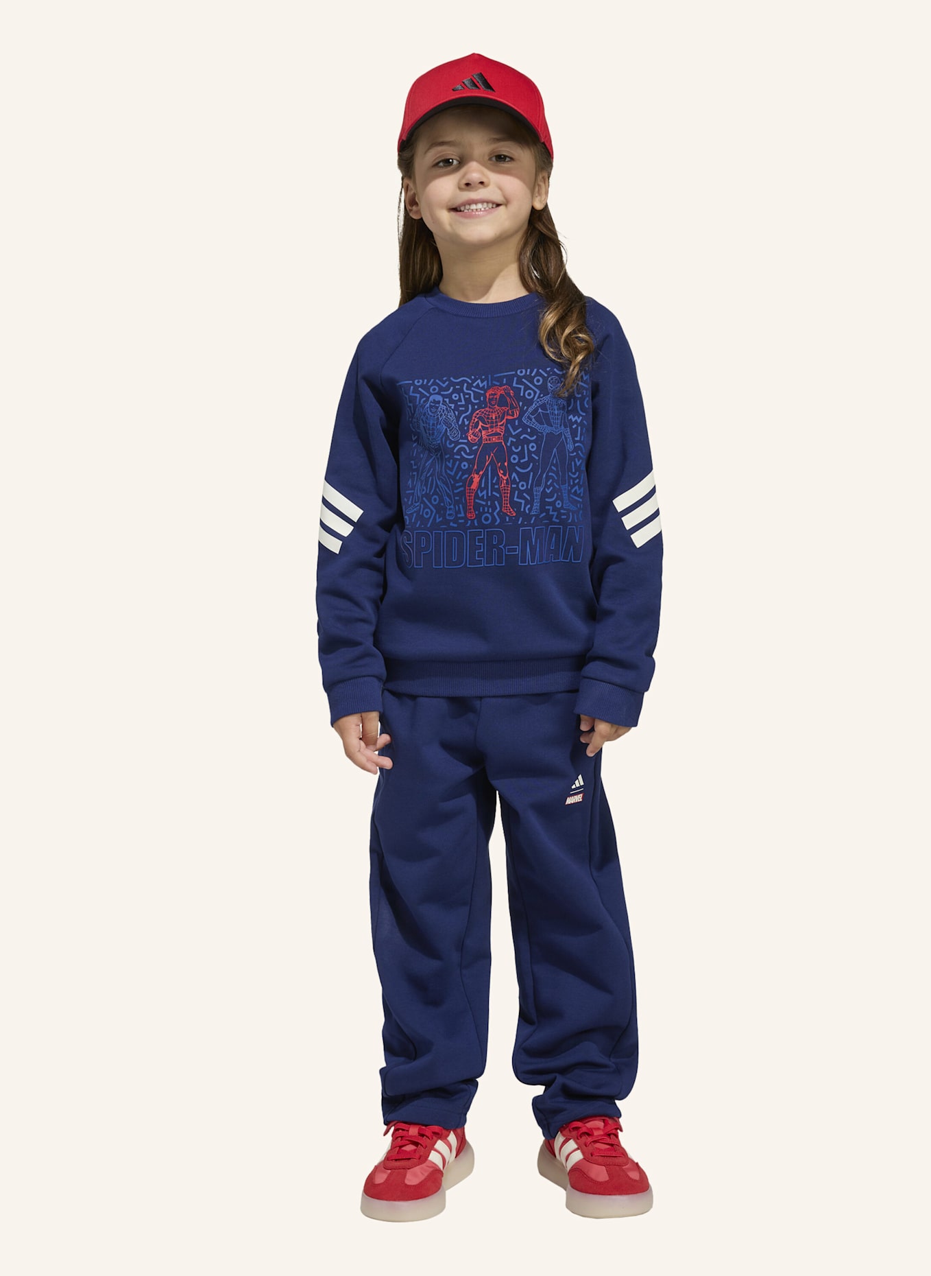 adidas ADIDAS MARVEL SPIDER-MAN JOGGINGANZUG: BLAU