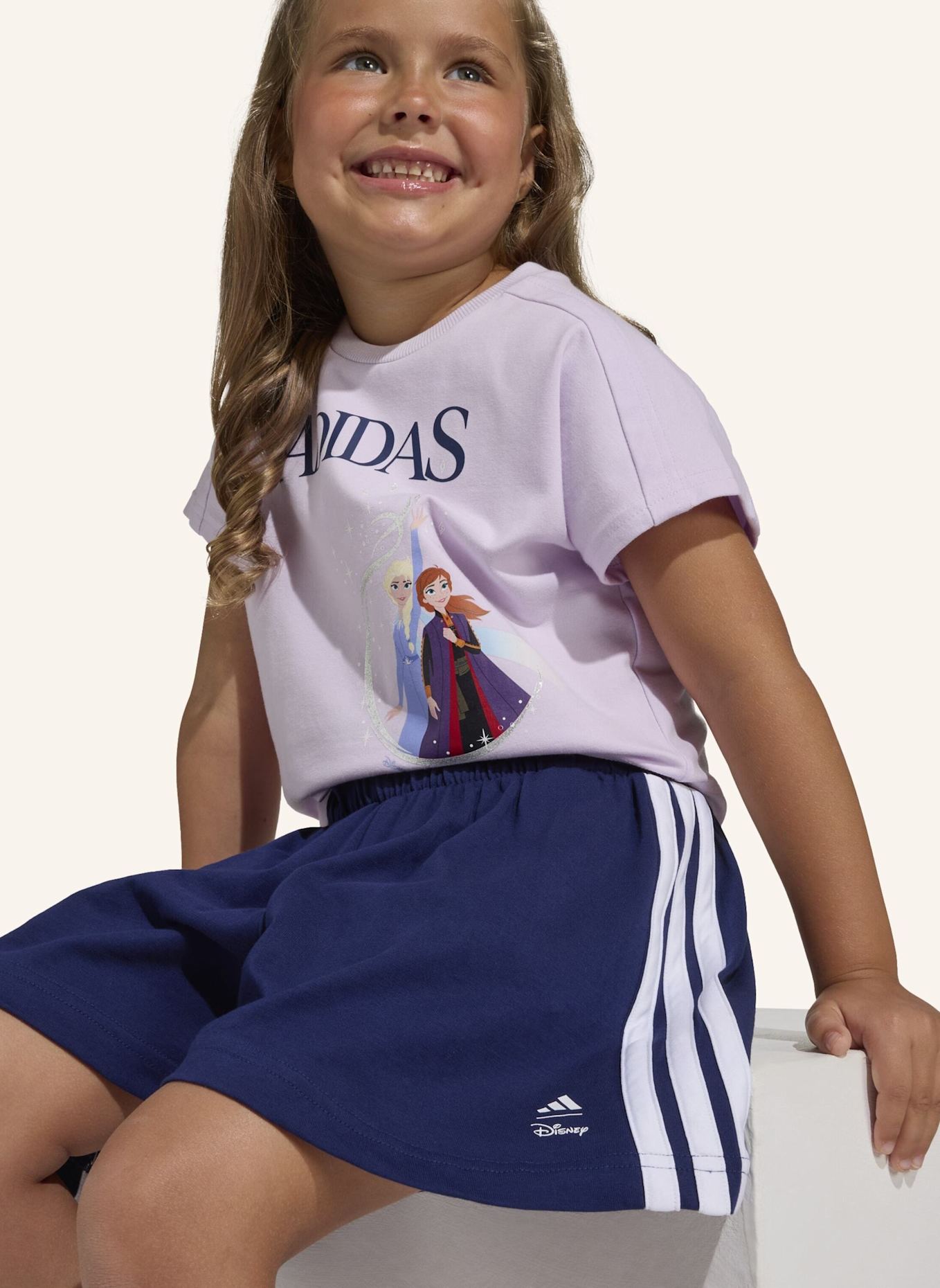 adidas ADIDAS DISNEY FROZEN T-SHIRT SET: LILA/ BLAU