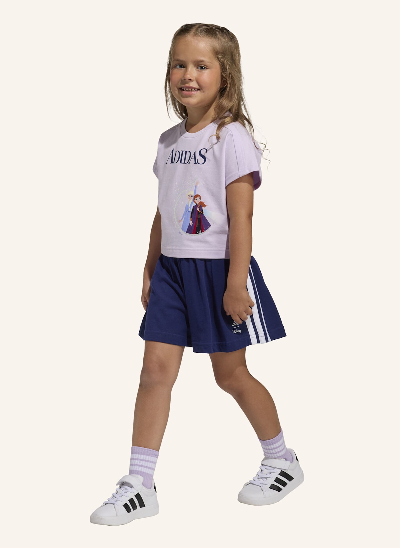adidas ADIDAS DISNEY FROZEN T-SHIRT SET: LILA/ BLAU