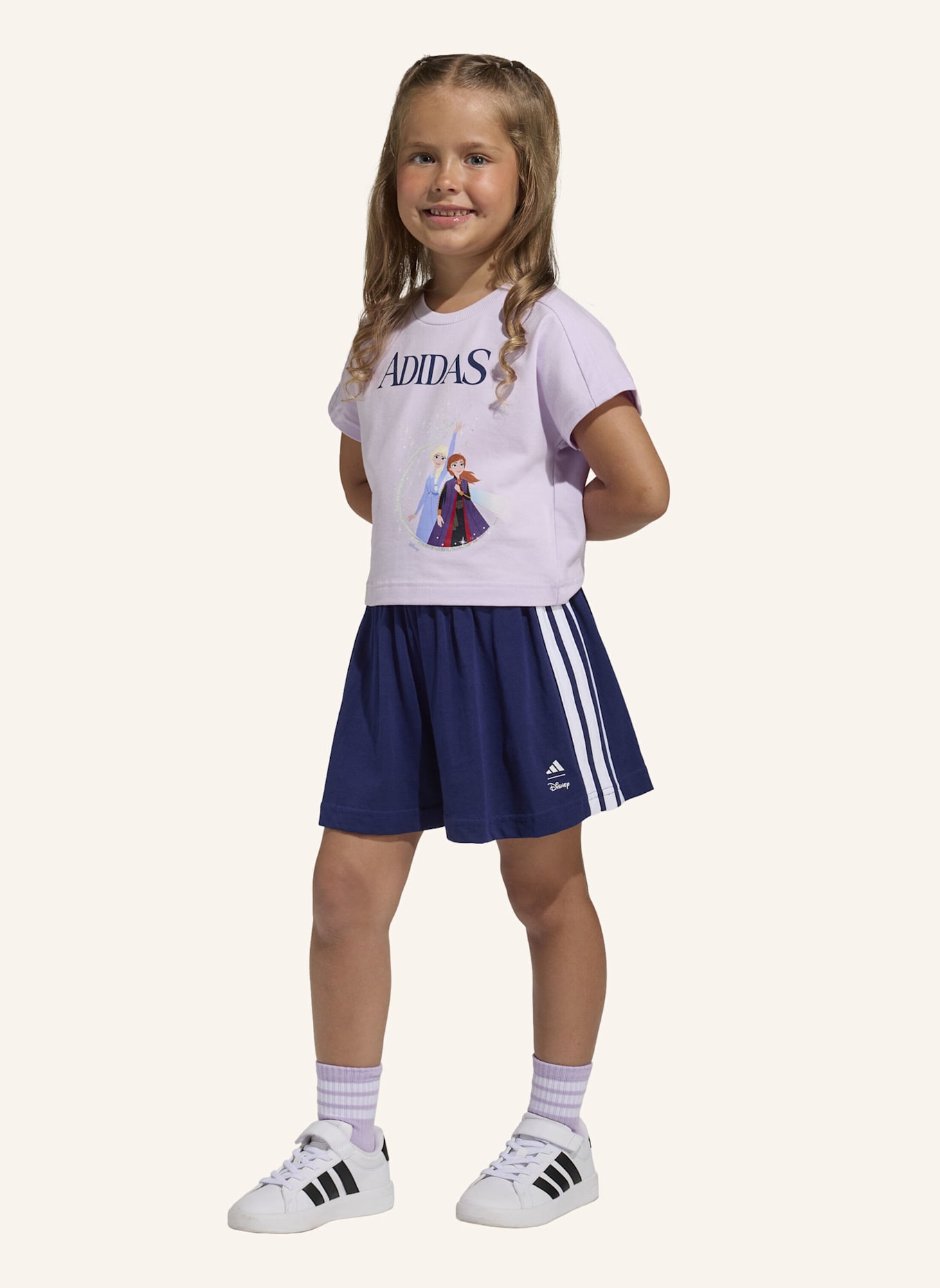 adidas ADIDAS DISNEY FROZEN T-SHIRT SET: LILA/ BLAU