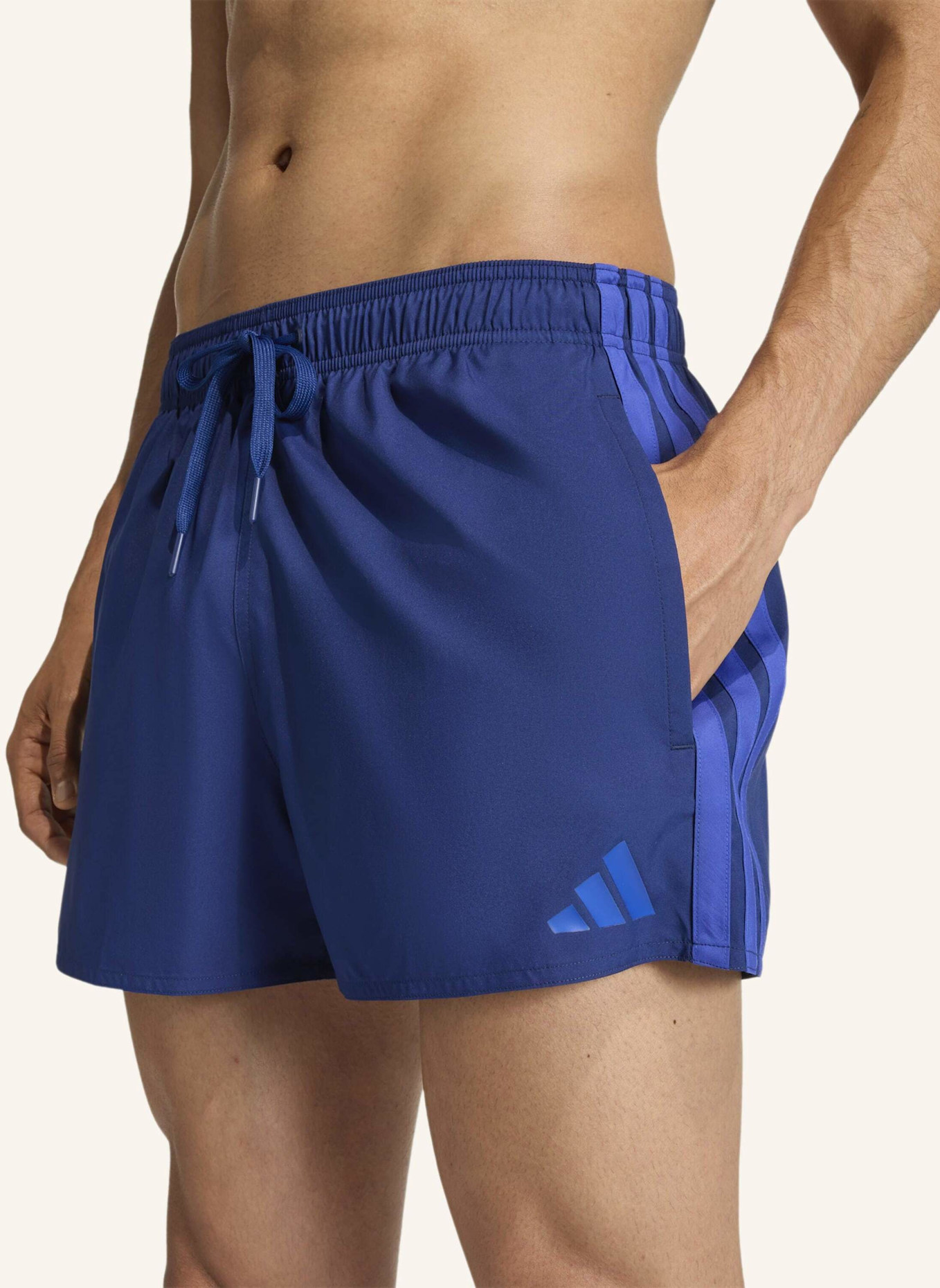 adidas Badeshorts 3-STREIFEN 3-INCH: BLAU