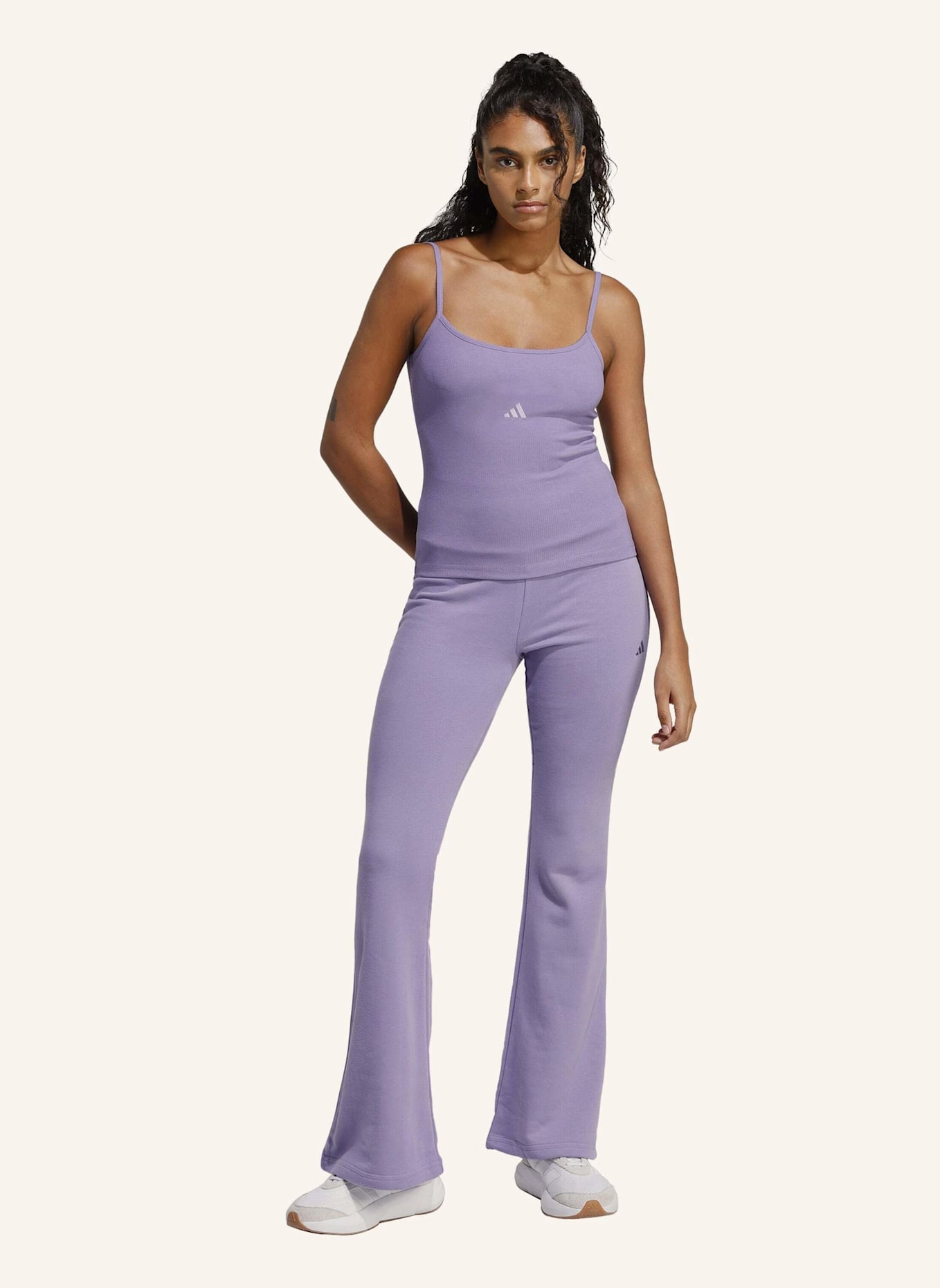 adidas Top SEASONAL ESSENTIALS RIB: LILA