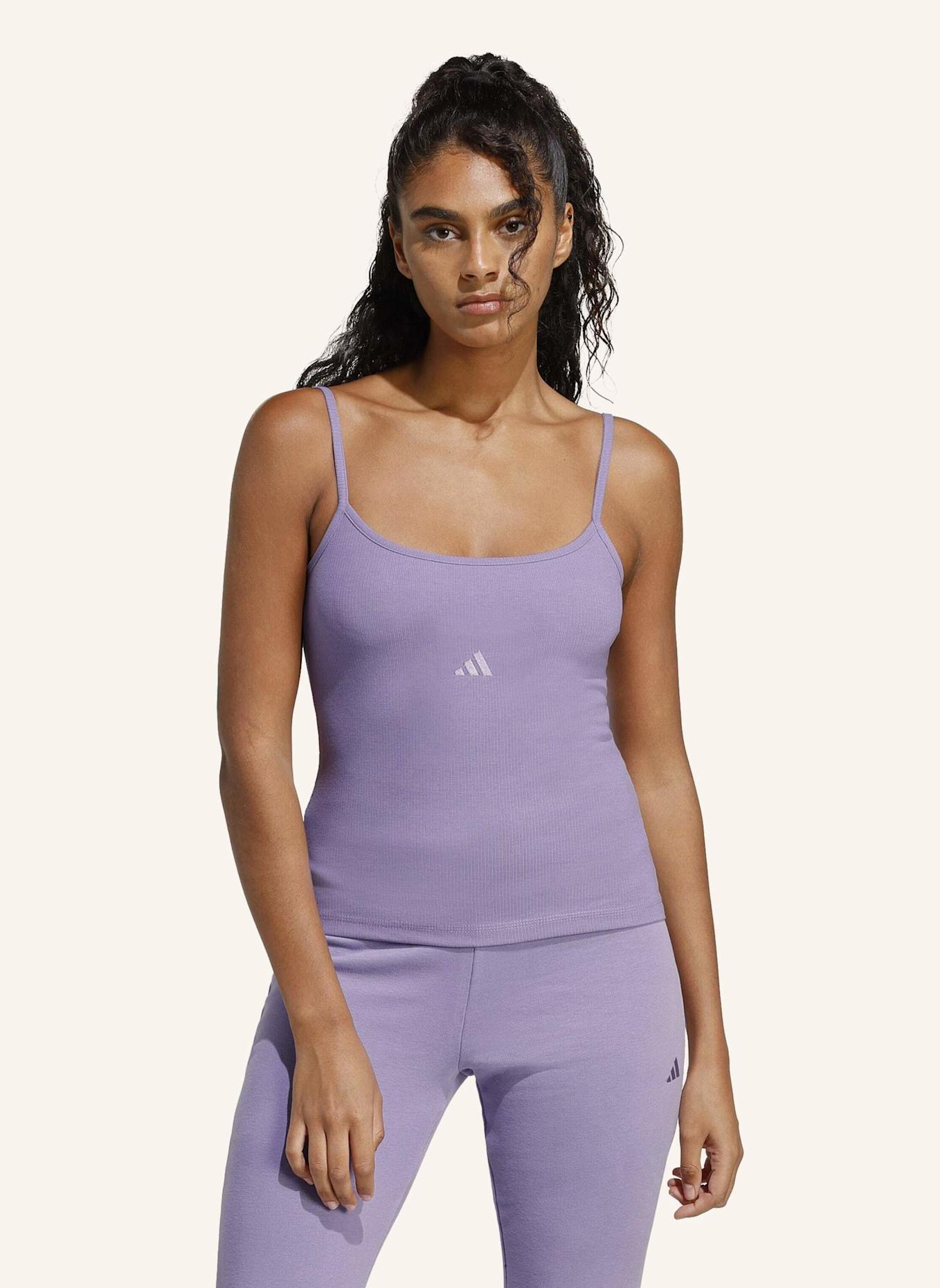 adidas Top SEASONAL ESSENTIALS RIB: LILA