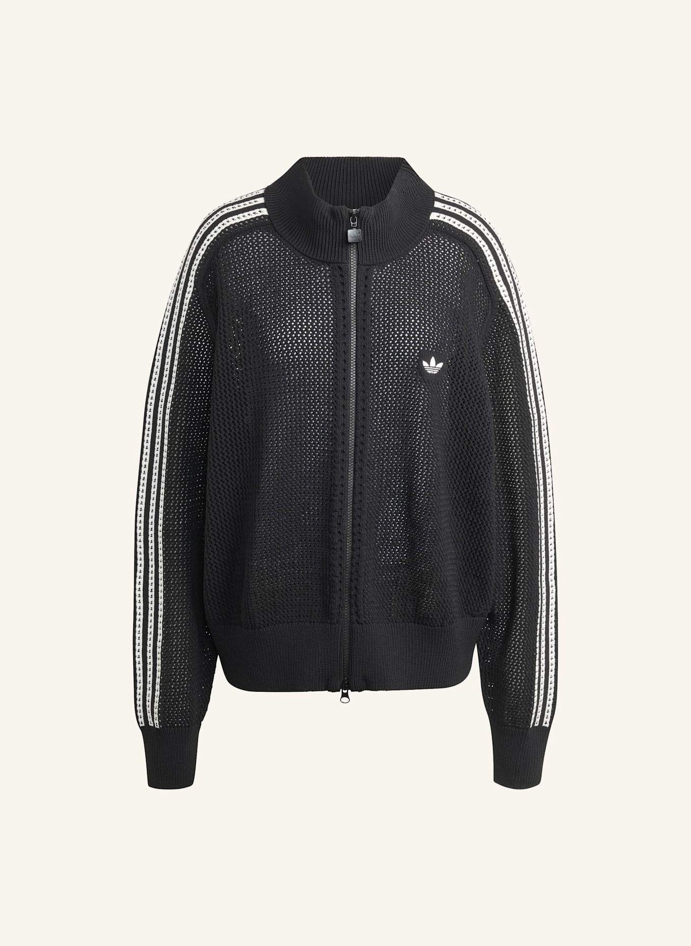 adidas Originals KNITTED CROCHET FIREBIRD TRAININGSJACKE: SCHWARZ