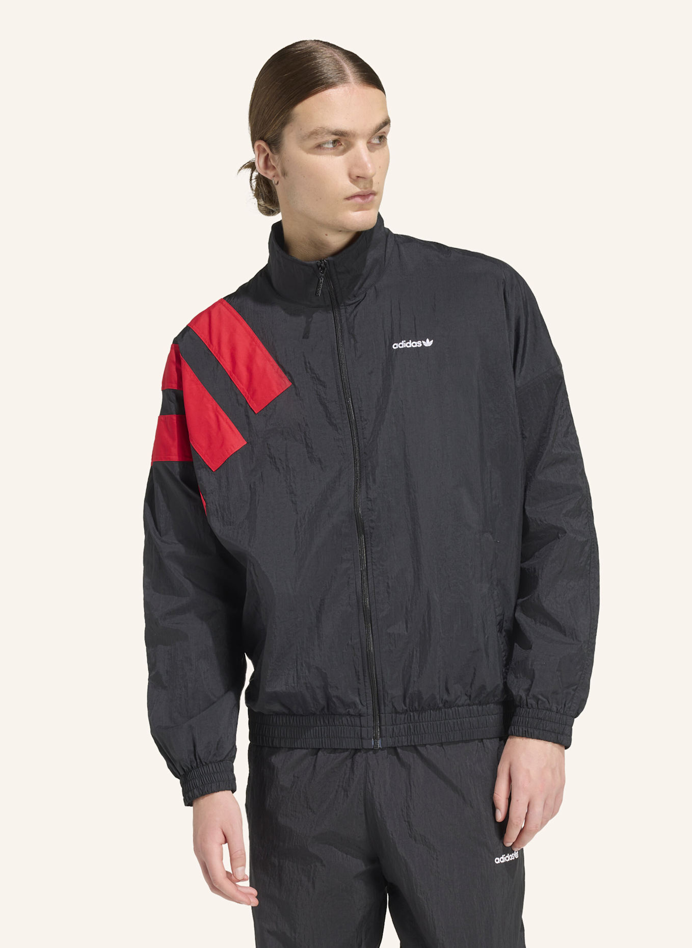 adidas Originals ARCHIVE BLOCKED TRAININGSJACKE: SCHWARZ