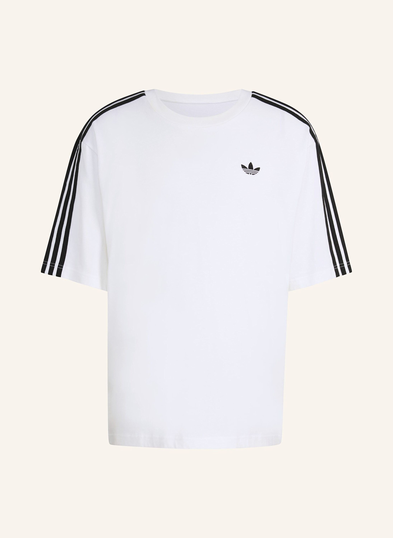 adidas Originals Oversized-Shirt 3-STREIFEN: WEISS