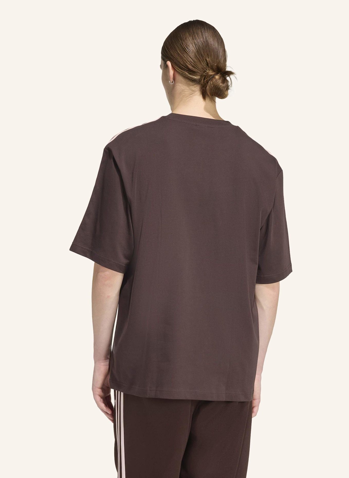 adidas Originals Oversized-Shirt 3-STREIFEN: BRAUN