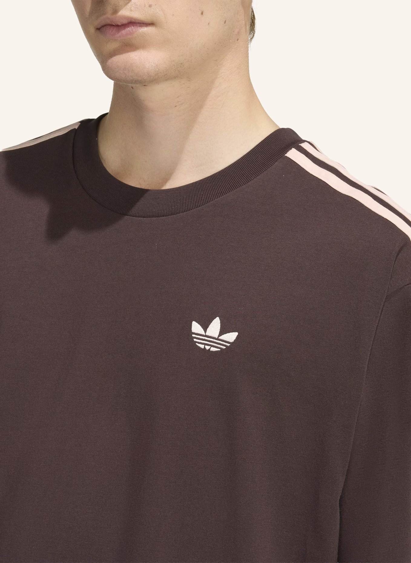 adidas Originals Oversized-Shirt 3-STREIFEN: BRAUN
