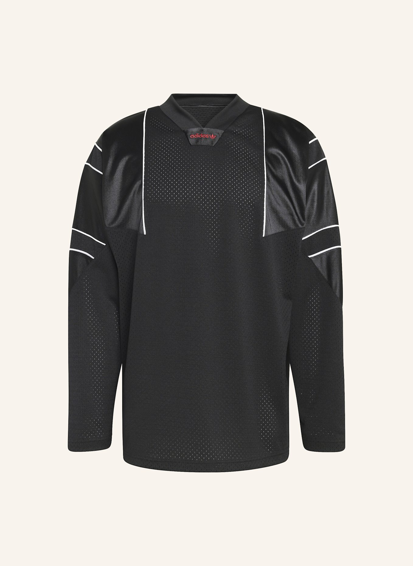adidas Originals LANGÄRMELIGES JERSEY: SCHWARZ