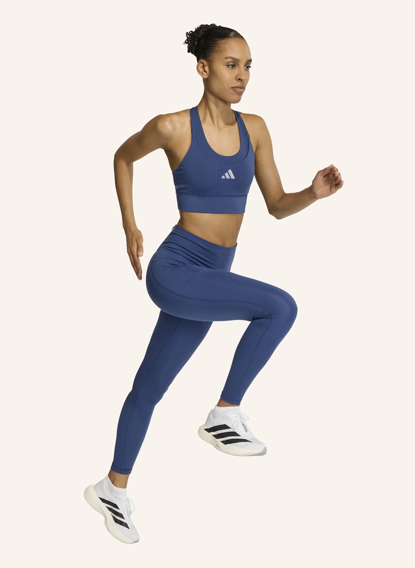 adidas ADI365 RUNNING POCKET MEDIUM SUPPORT BH: BLAU