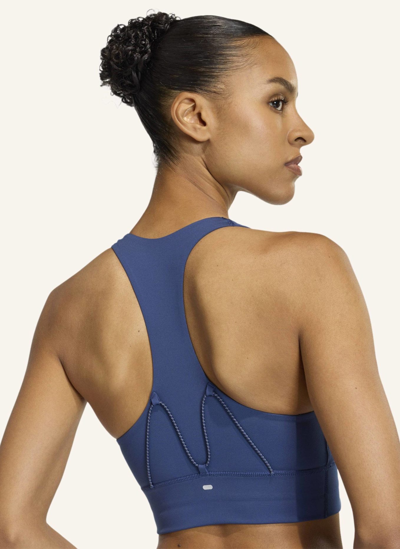 adidas ADI365 RUNNING POCKET MEDIUM SUPPORT BH: BLAU