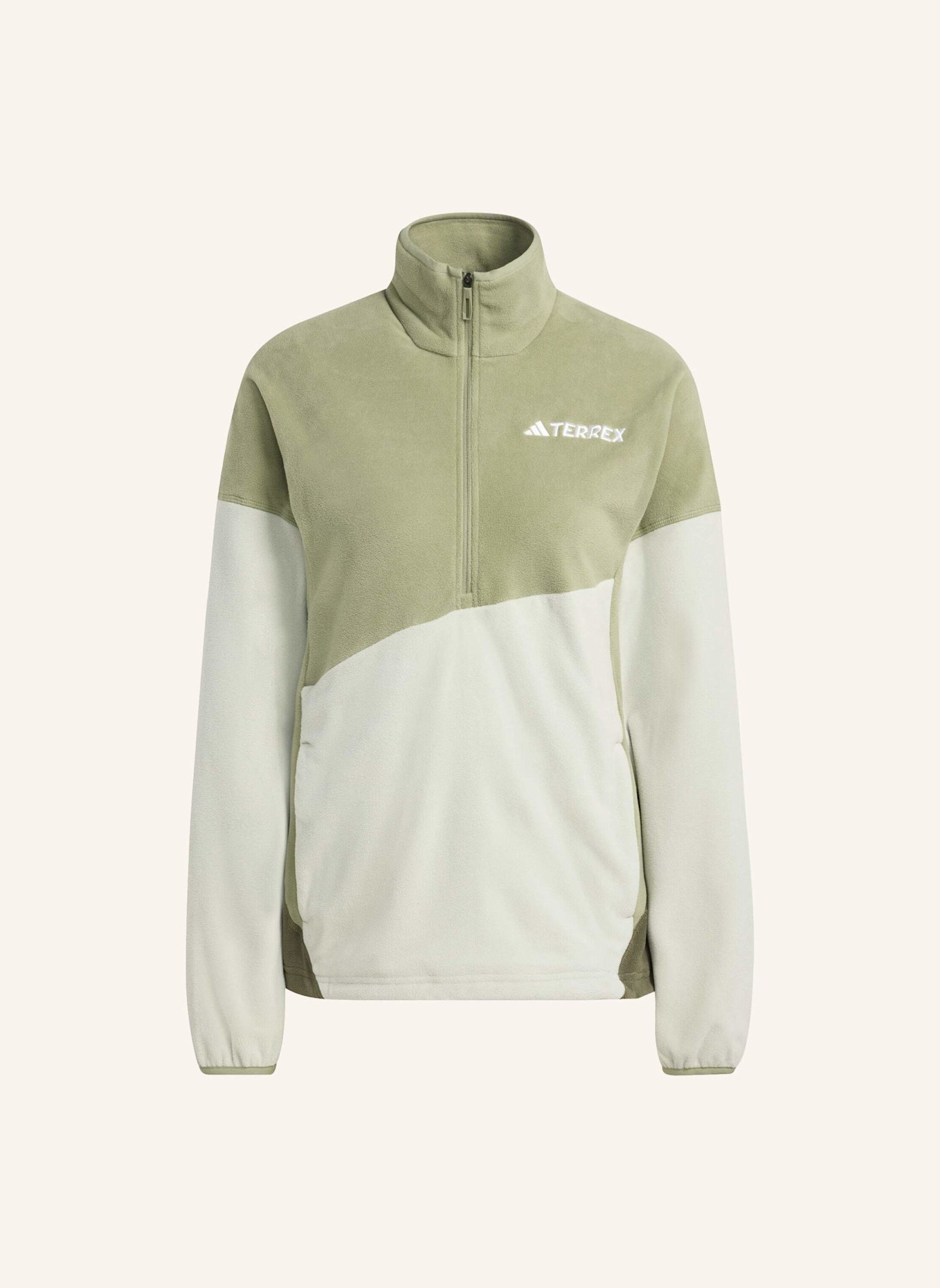 adidas TERREX Fleece-Troyer TERREX MULTI CLIMAWARM: GRÜN