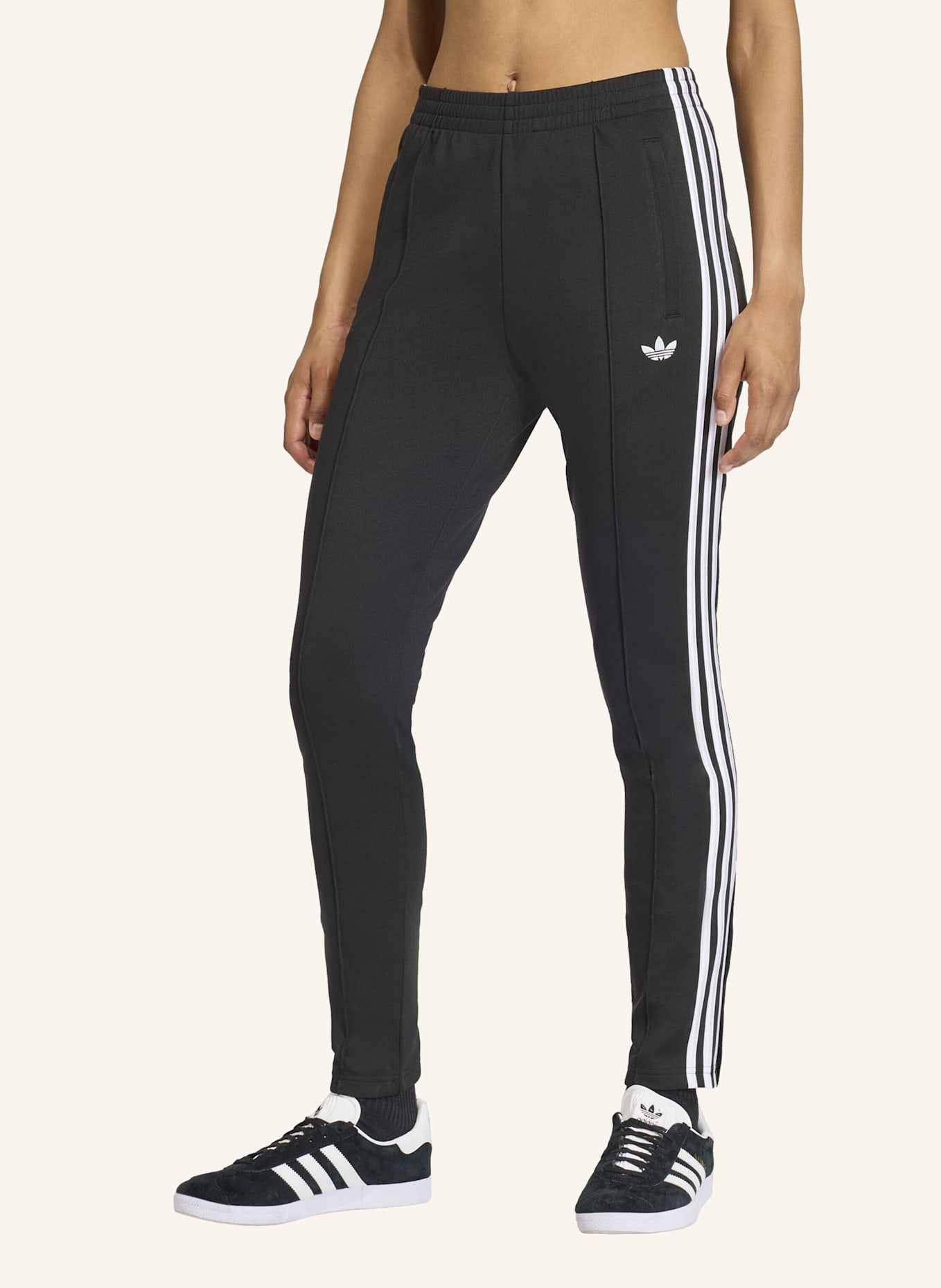 adidas Originals SST CLASSIC TRAININGSHOSE: SCHWARZ/ WEISS