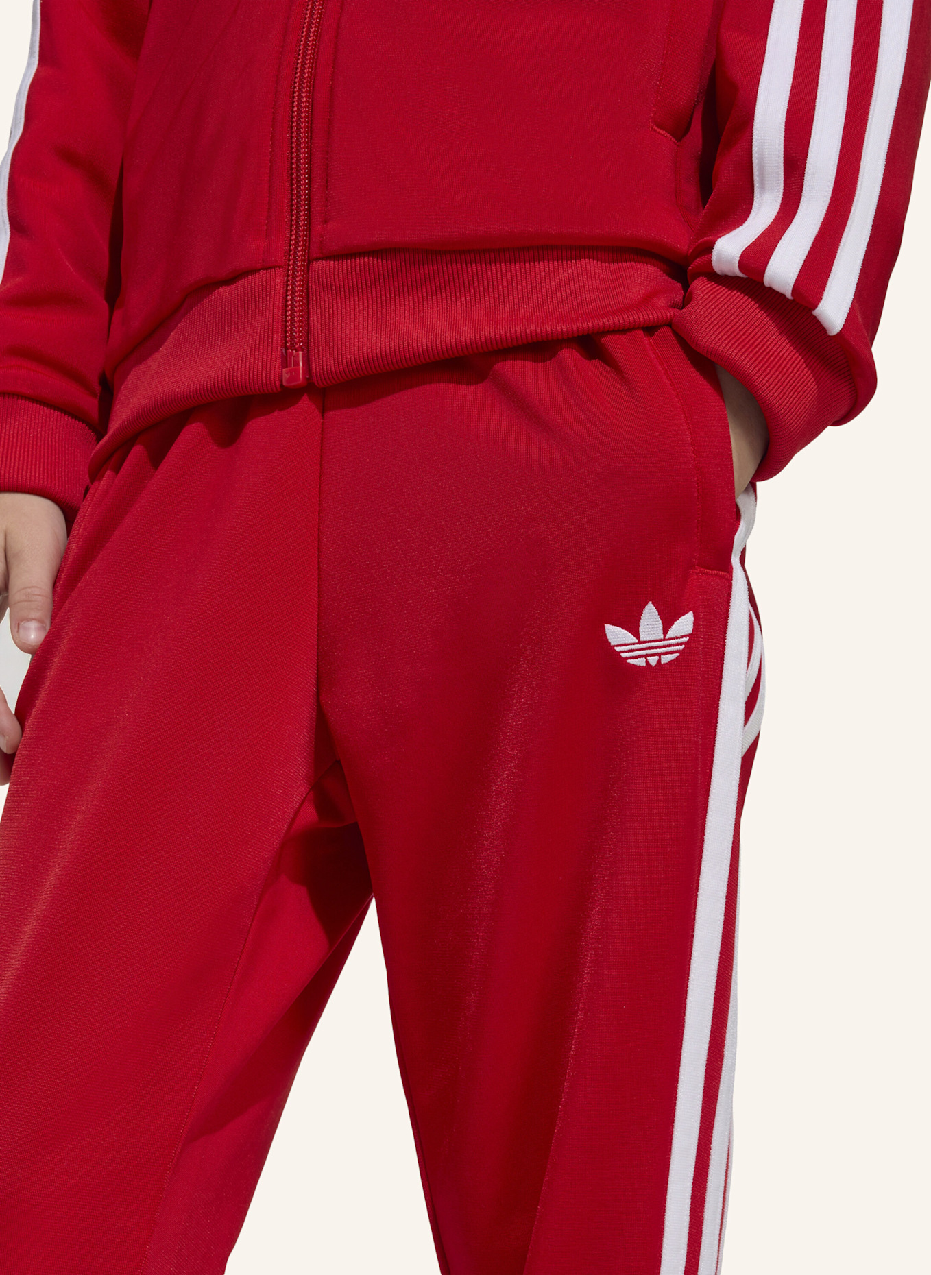 adidas Originals SST TRAININGSANZUG: ROT