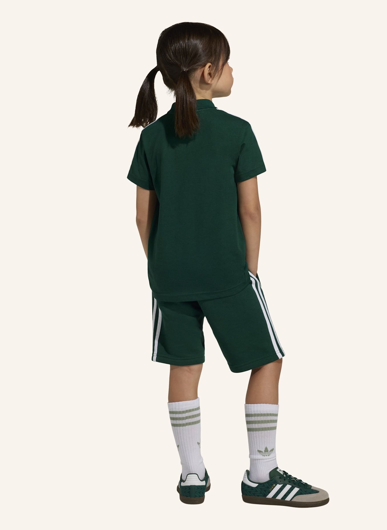 adidas Originals POLO SHORT TEE SET: GRÜN