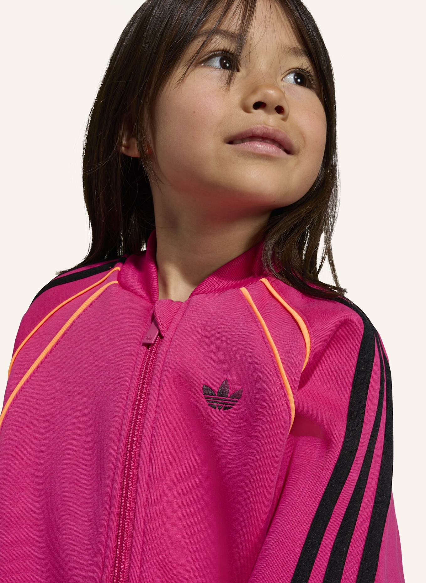 adidas Originals TRAININGSANZUG, LOCKER GESCHNITTEN: ROT/ ORANGE/ SCHWARZ
