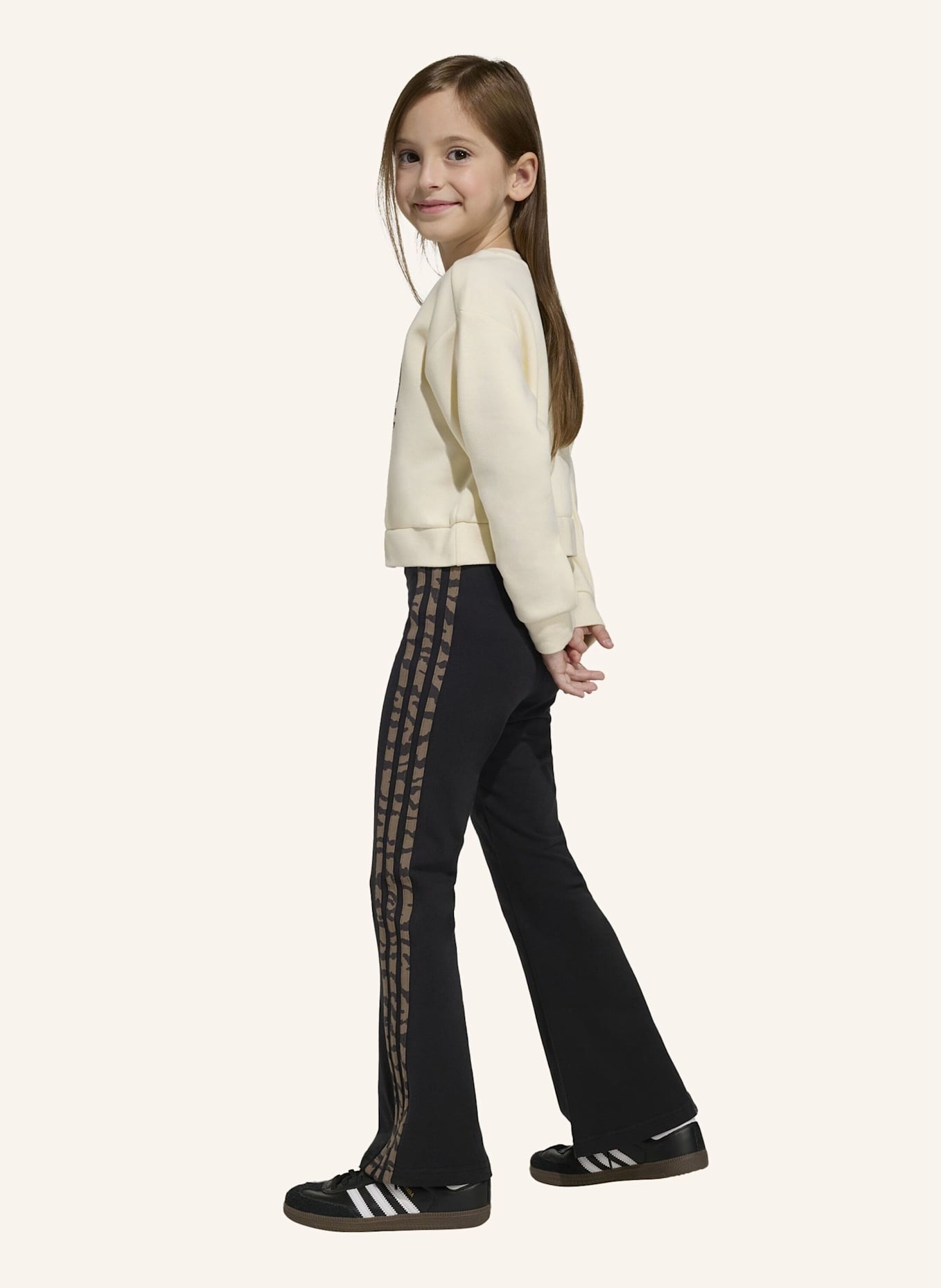 adidas Originals BOXY CREW SET: WEISS/ BRAUN