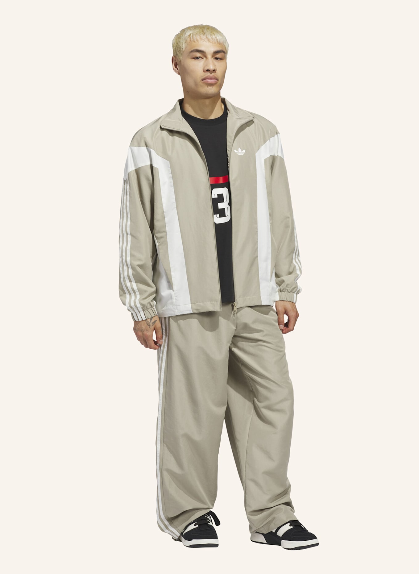 adidas Originals ORIGINALS BASKETBALL WINDBREAKER JACKE: BRAUN