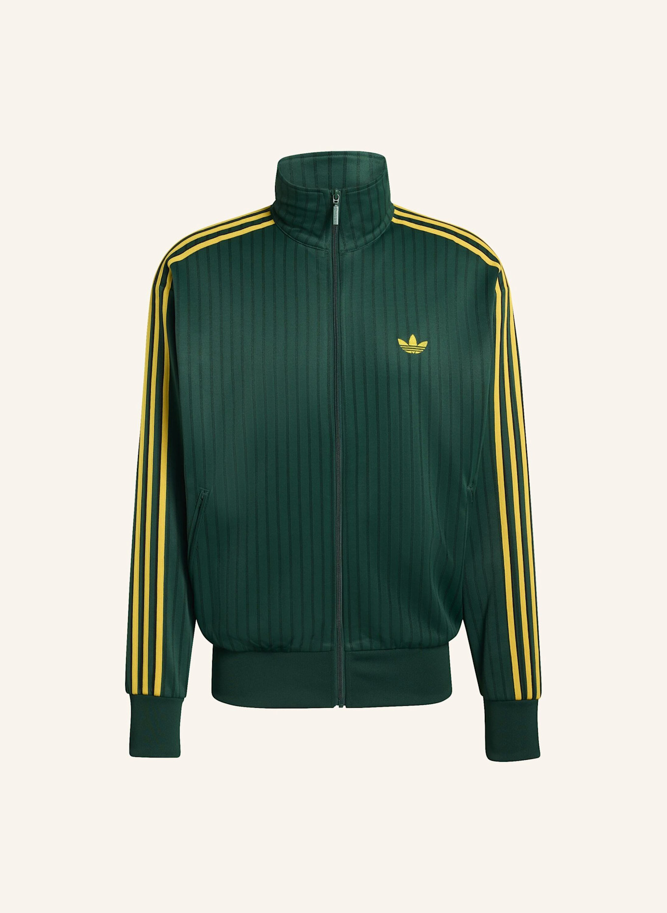 adidas Originals FIREBIRD LOOSE PINSTRIPES TRAININGSJACKE: GRÜN
