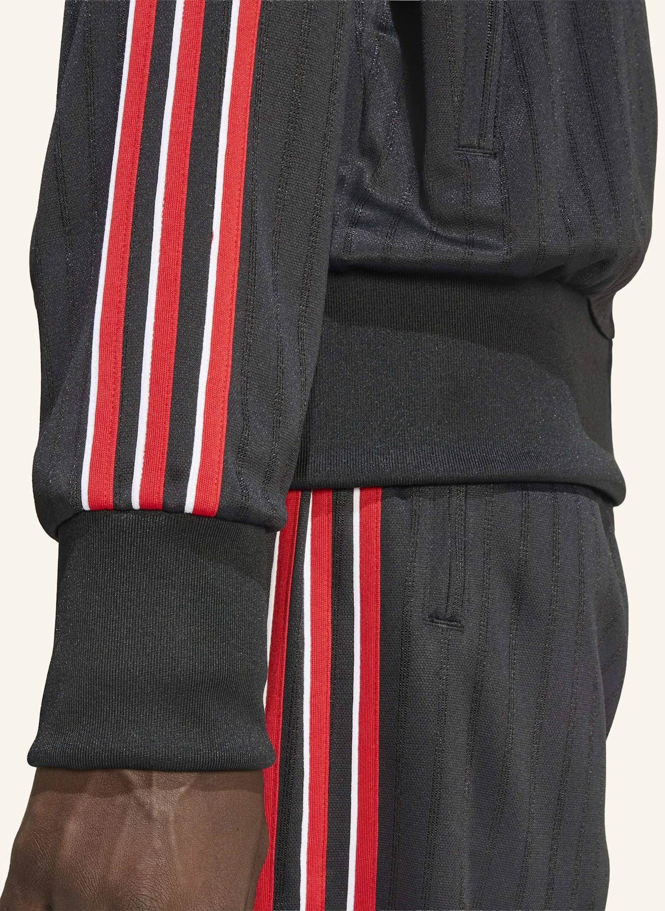 adidas Originals FIREBIRD LOOSE PINSTRIPES TRAININGSJACKE: SCHWARZ