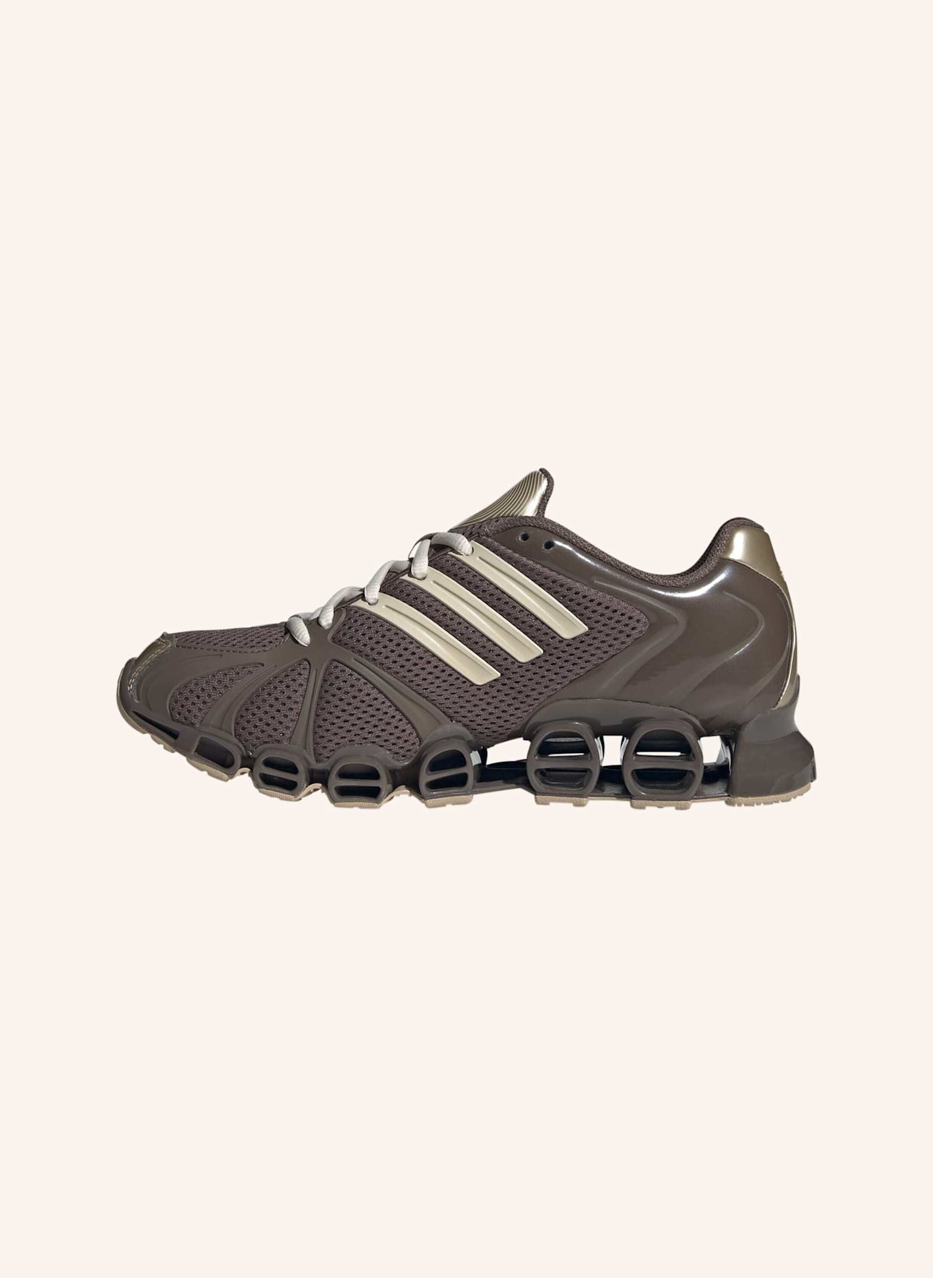 adidas Originals MEGA GHOSTRIDE SCHUH: BRAUN/ WEISS/ GOLD