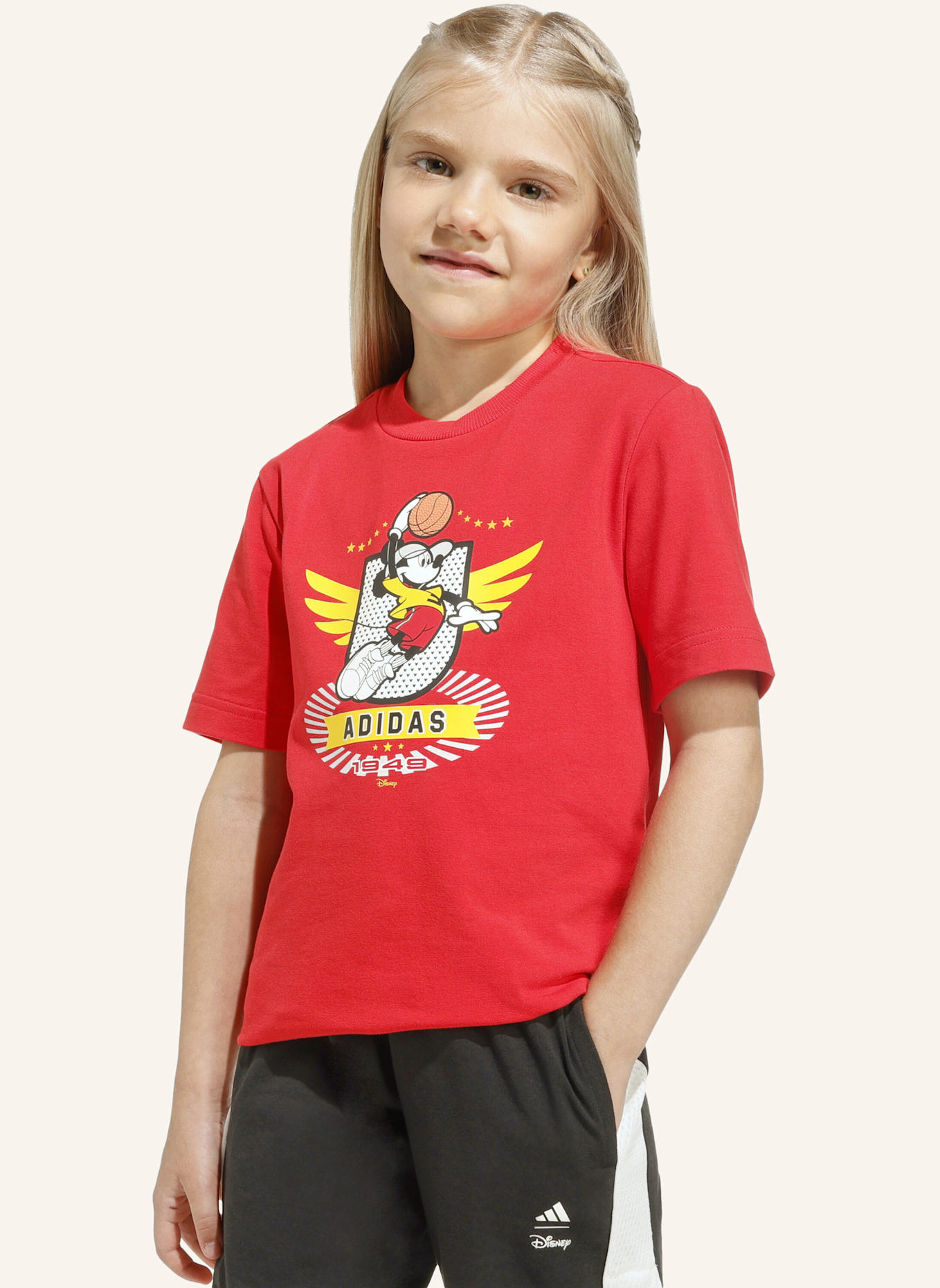 adidas ADIDAS DISNEY MICKY MAUS T-SHIRT-SET: ROT/ WEISS