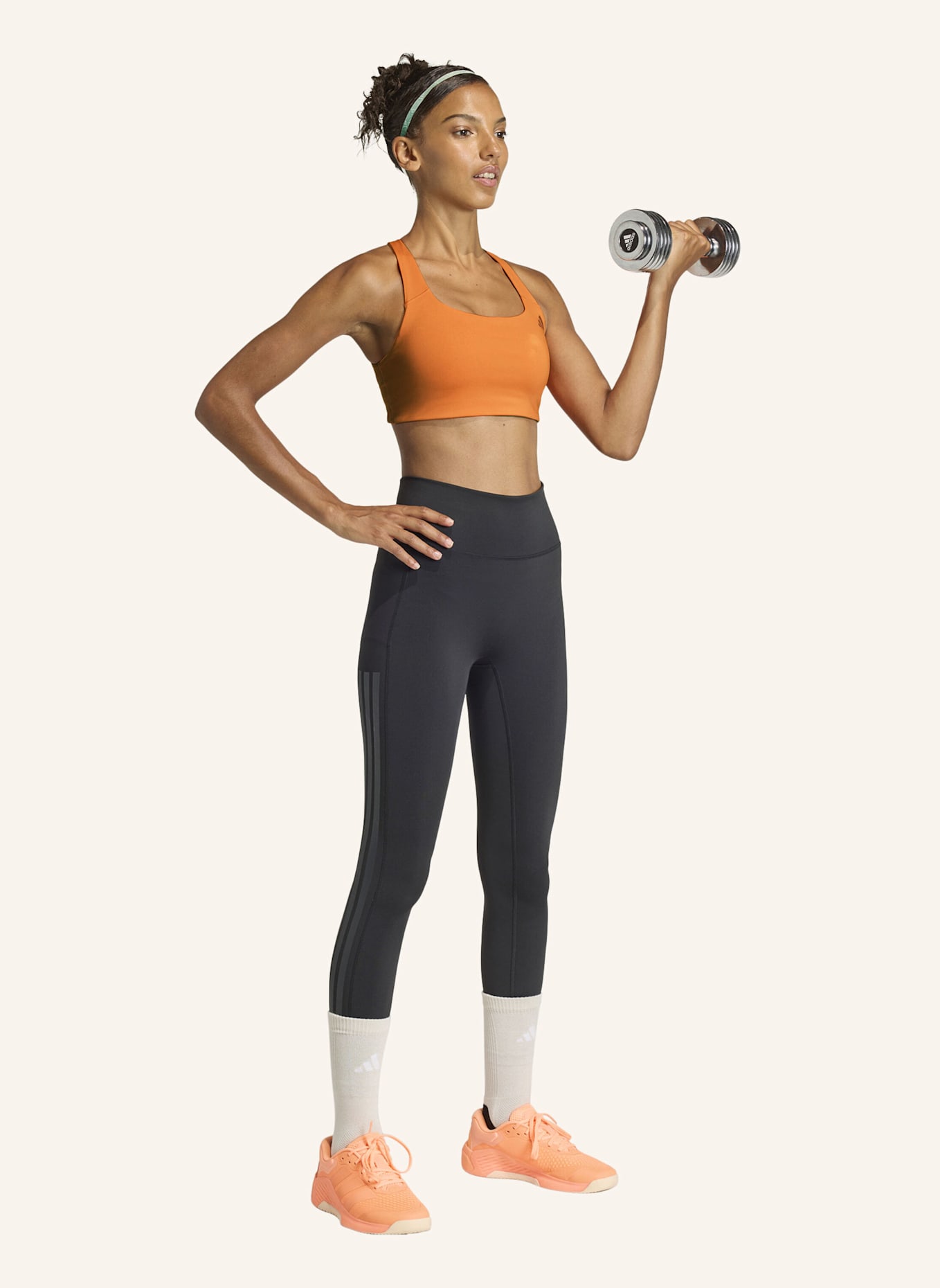 adidas Sport-BH OPTIME: ORANGE