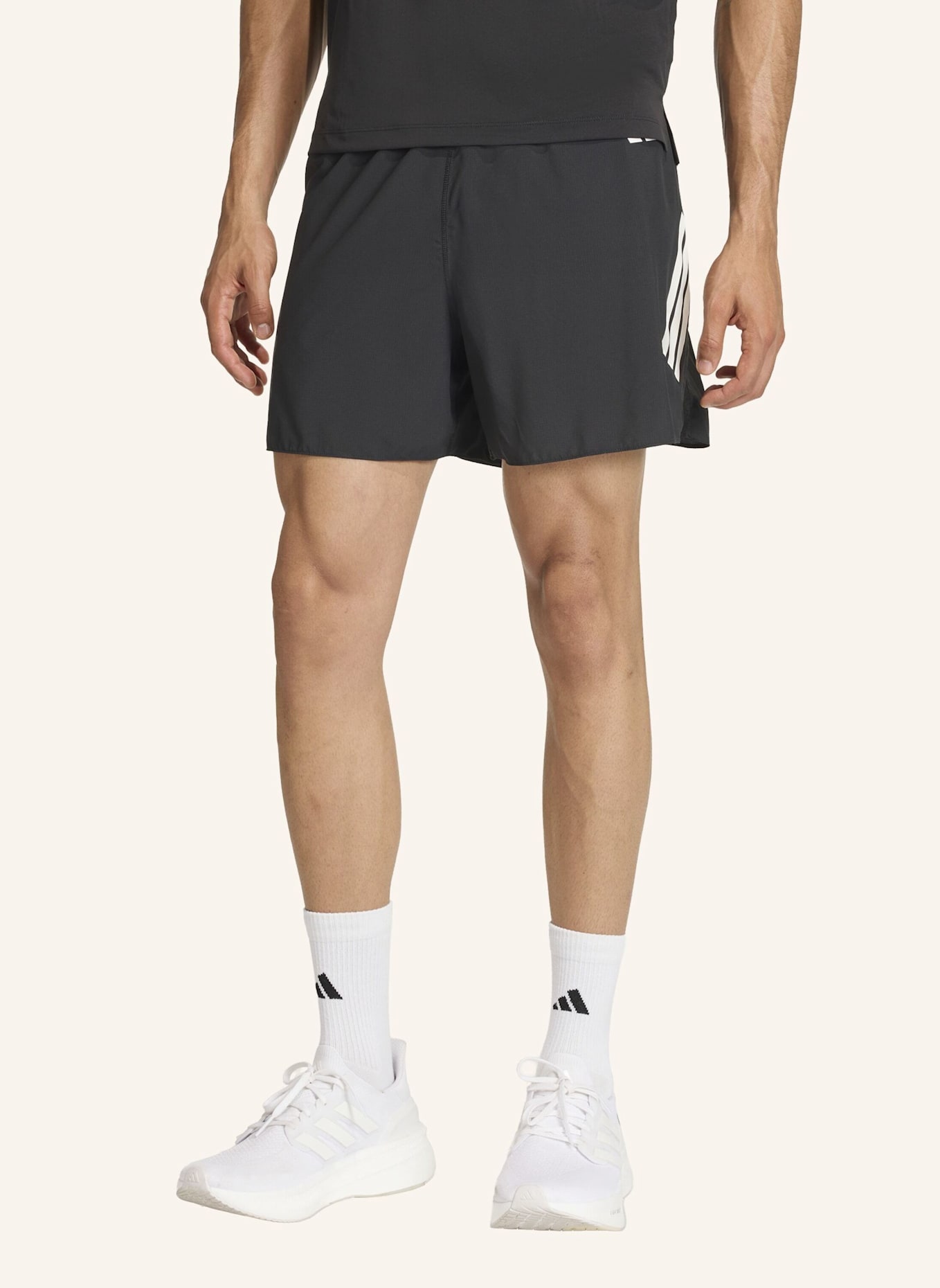 adidas 2-in-1-Laufshorts ADI365: SCHWARZ