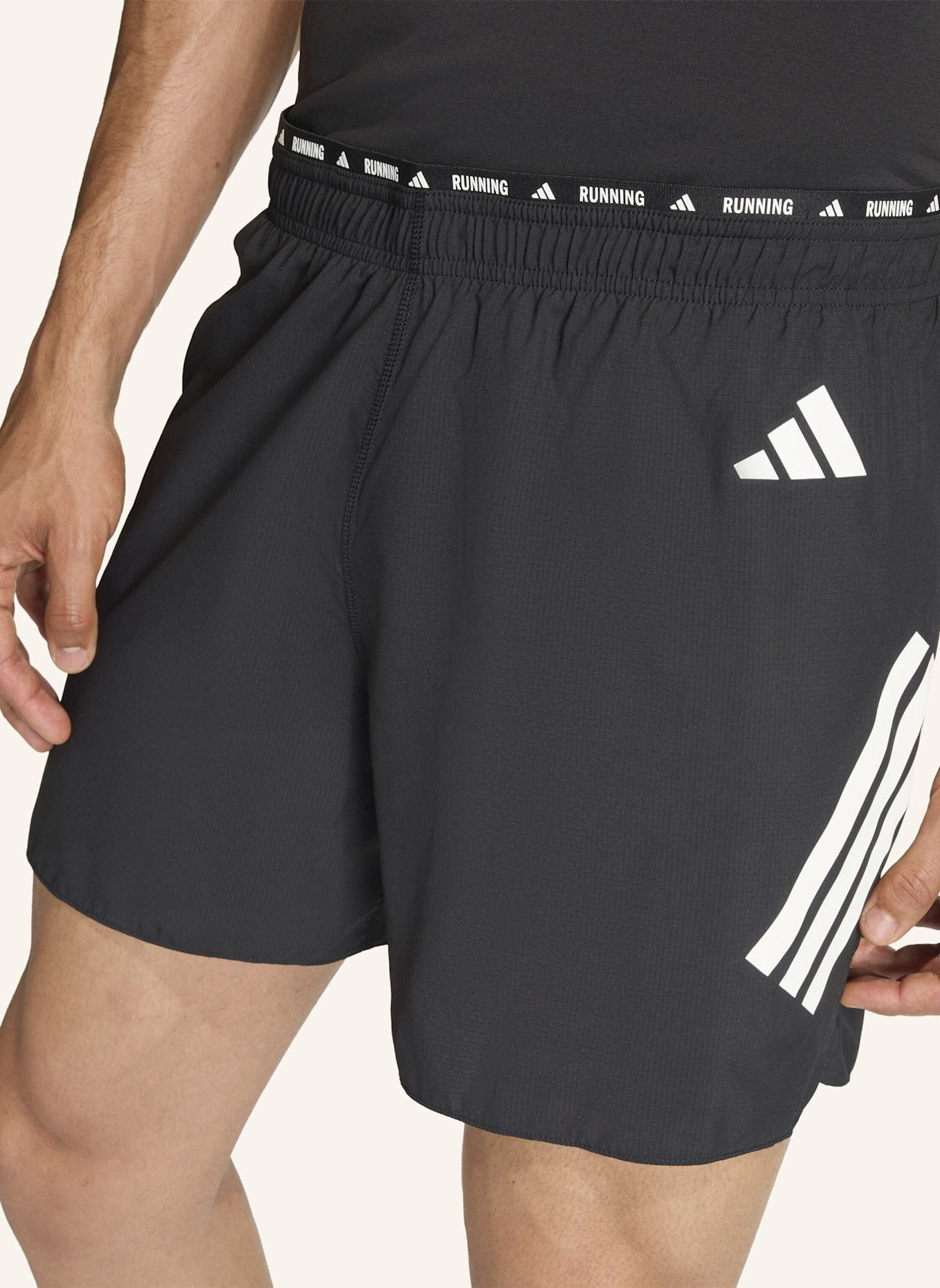 adidas 2-in-1-Laufshorts ADI365: SCHWARZ