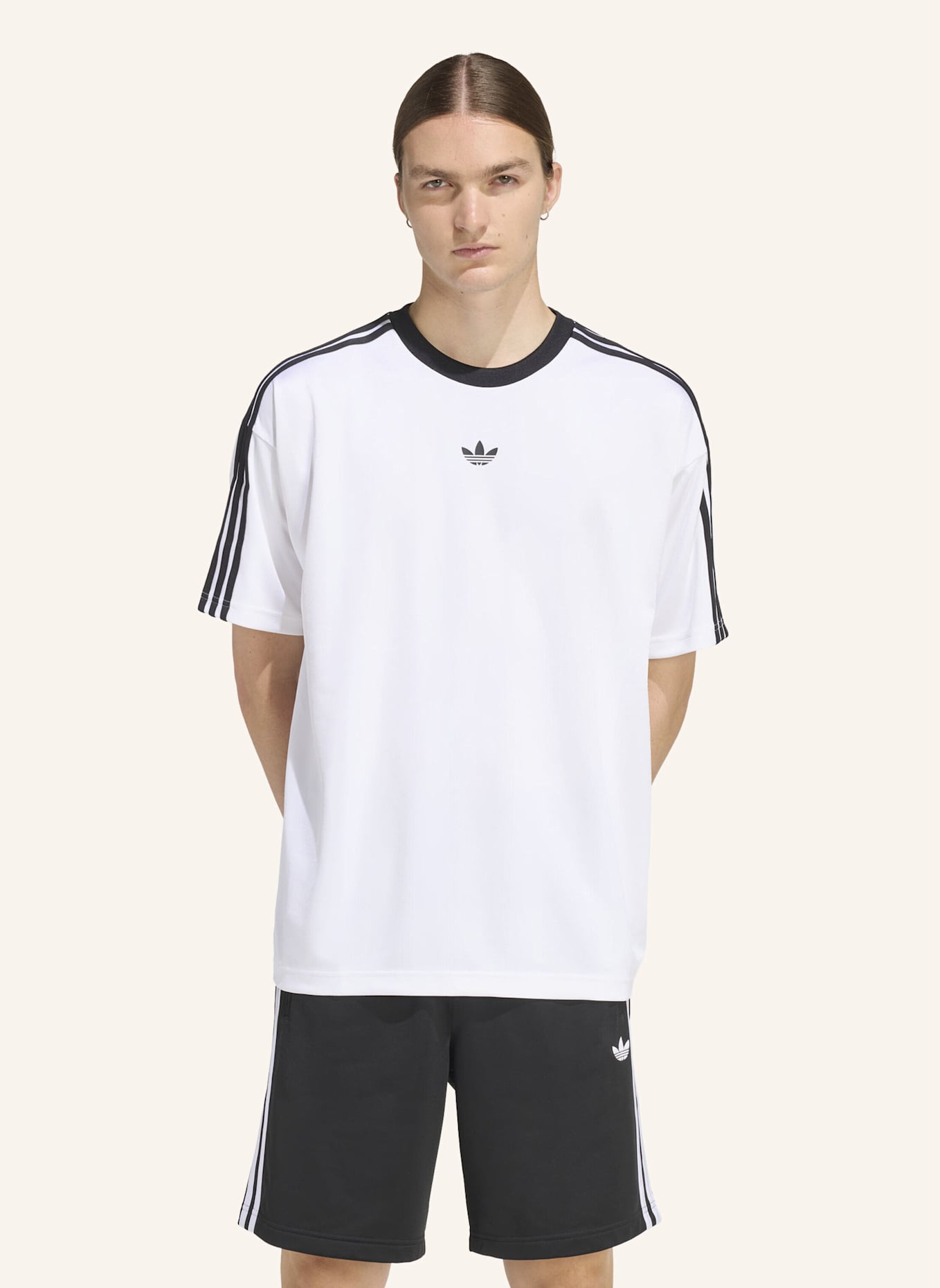 adidas Originals ADIDAS ADICOLOR JACQUARD TRIKOT: WEISS