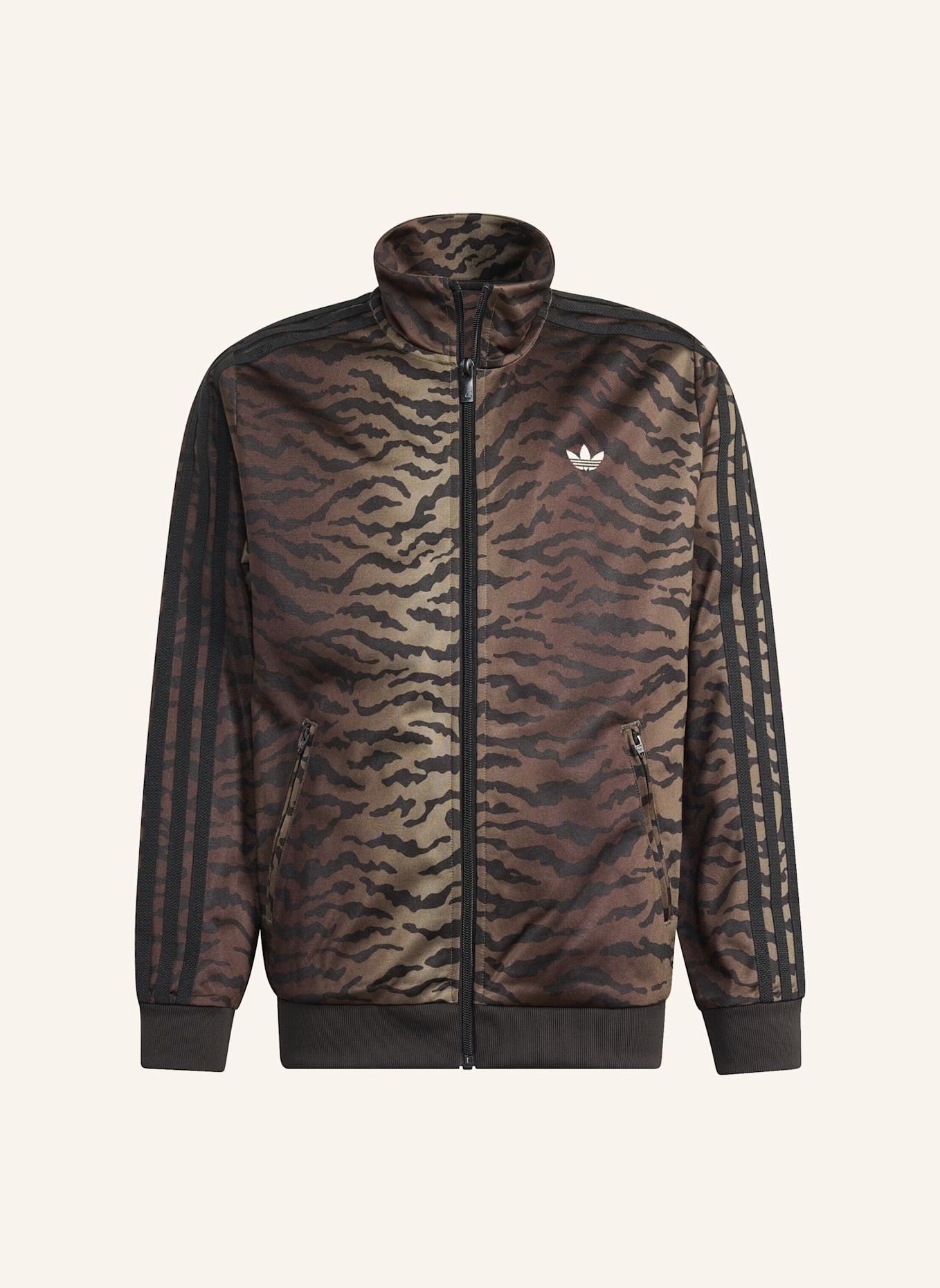 adidas Originals FIREBIRD LOOSE AOP TOP: BRAUN