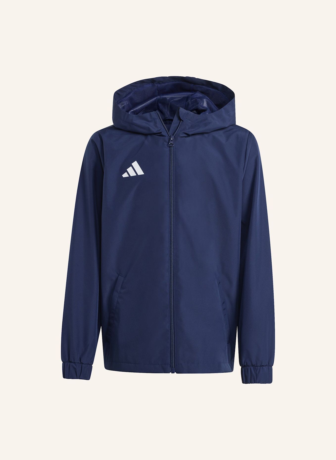 adidas ENTRADA26 KIDS ALLWETTERJACKE: WEISS