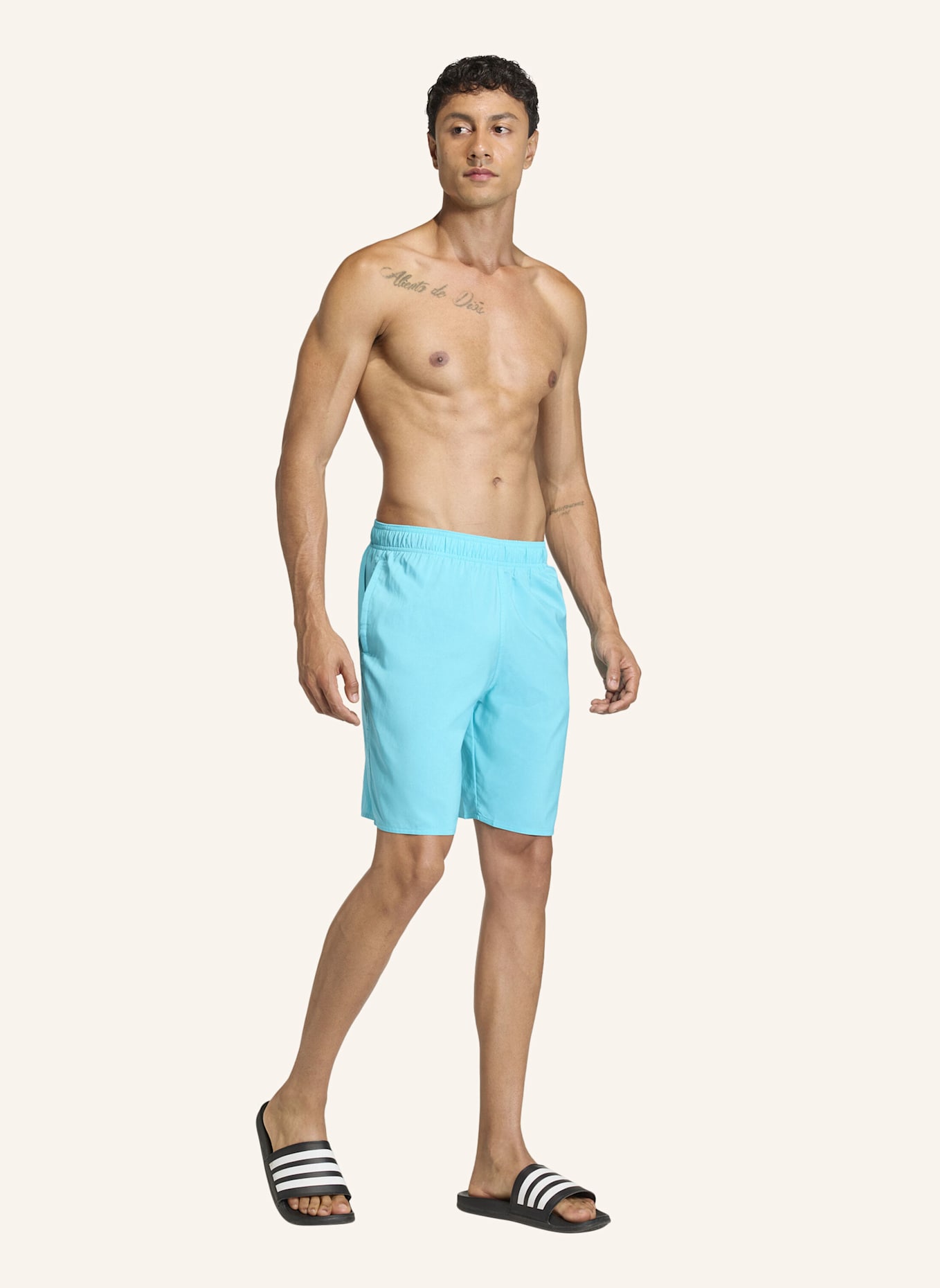 adidas Badeshorts ESSENTIAL 8-INCH: WEISS