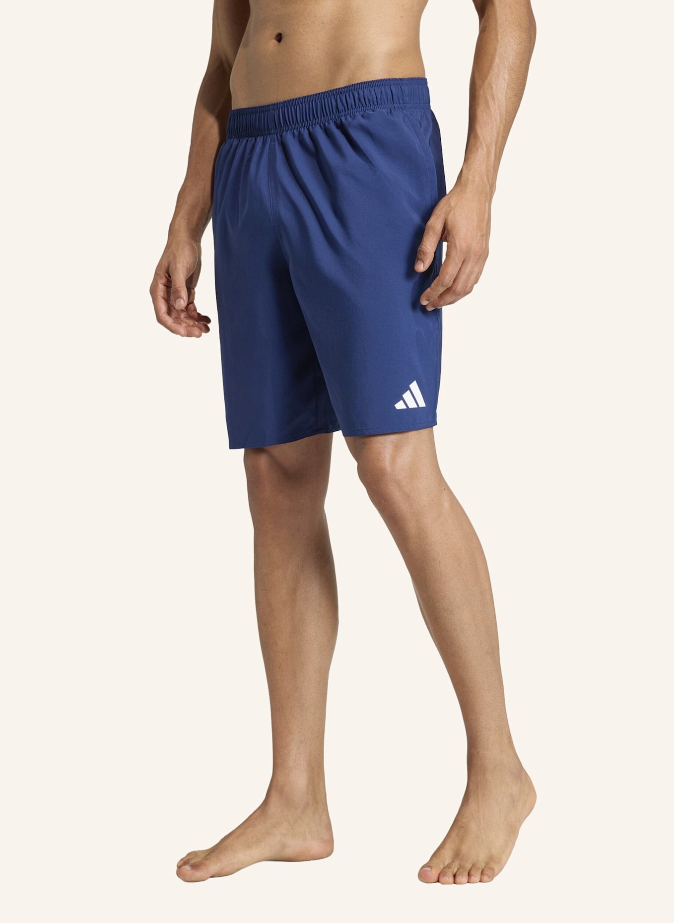 adidas Badeshorts ESSENTIAL 8-INCH: BLAU/ WEISS