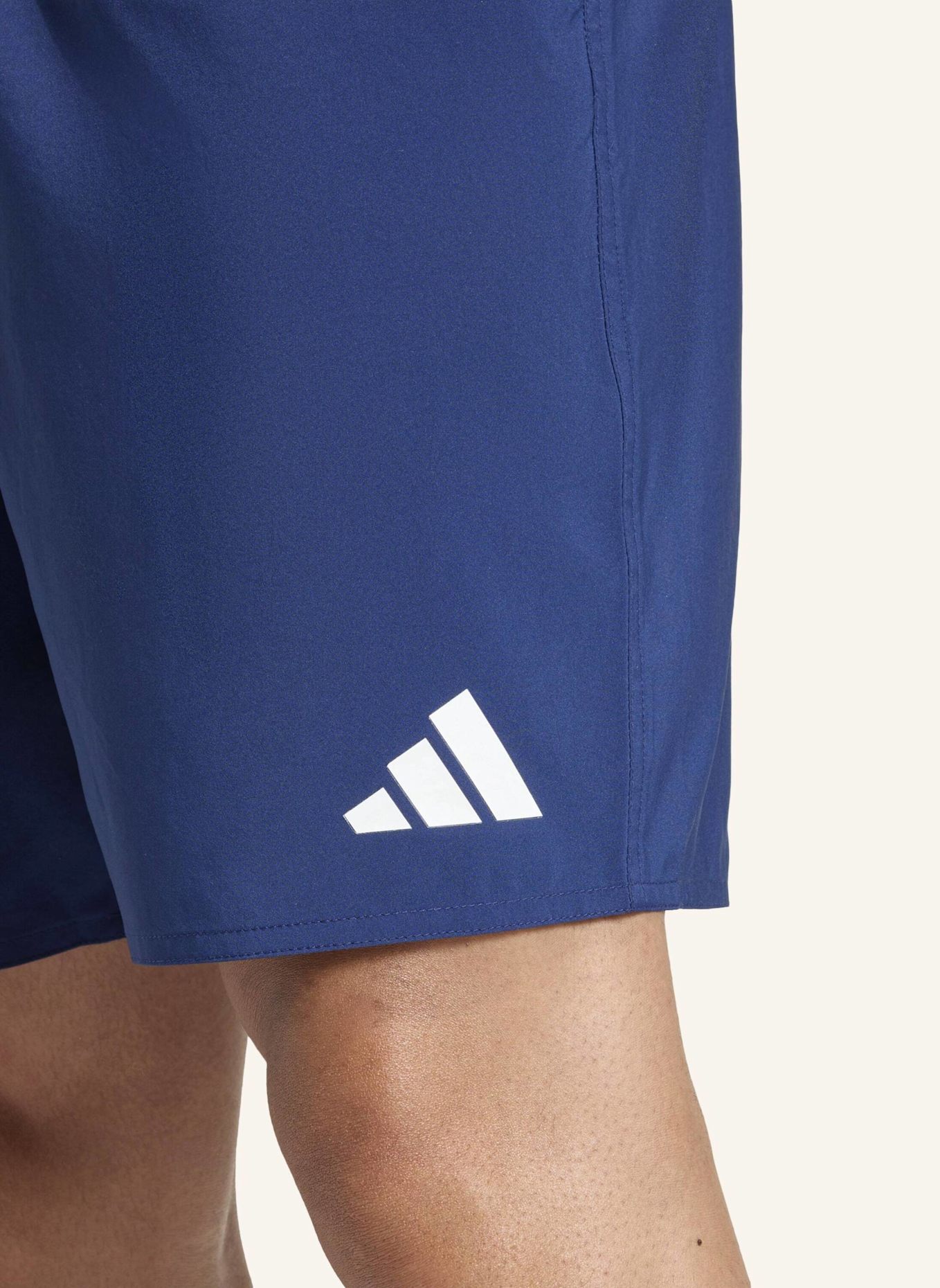adidas Badeshorts ESSENTIAL 8-INCH: BLAU/ WEISS