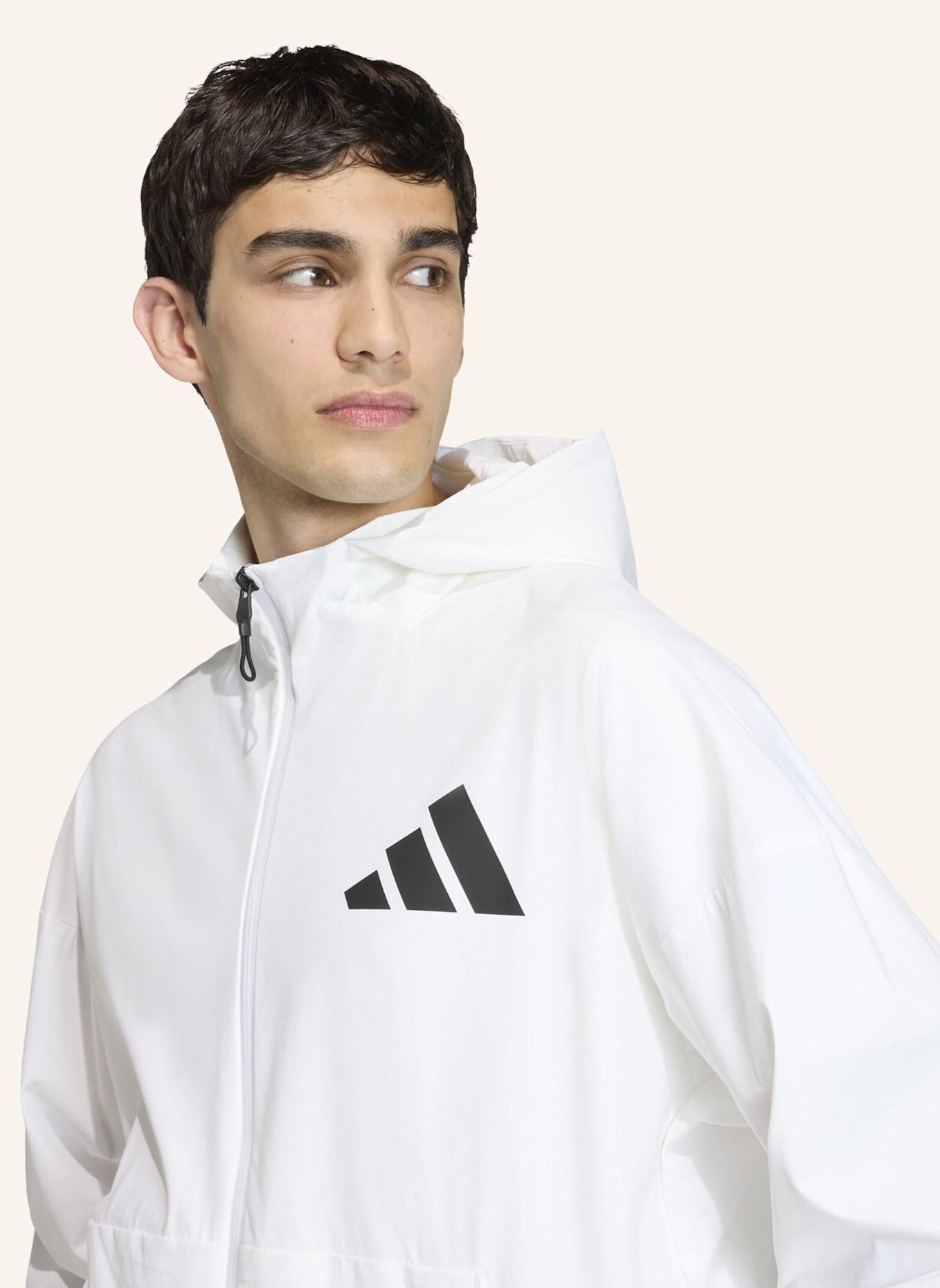 adidas ADIDAS Z.N.E. WOVEN TRAININGSJACKE: WEISS