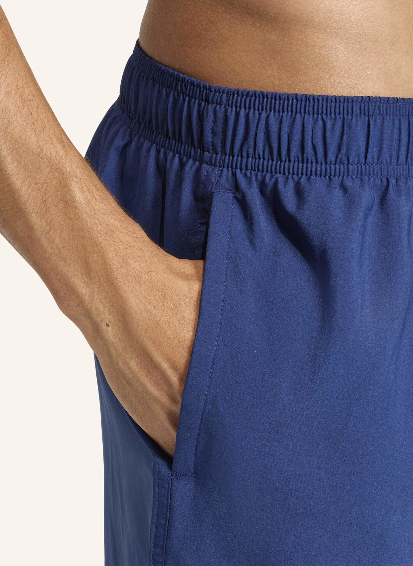 adidas Badeshorts ESSENTIAL 8-INCH: BLAU/ WEISS