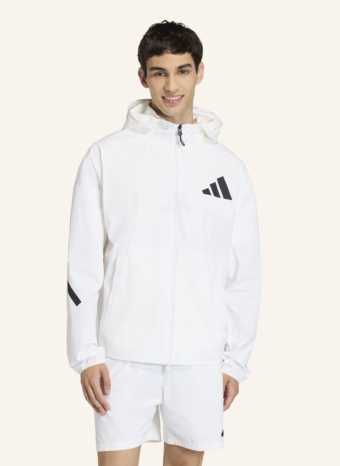 adidas ADIDAS Z.N.E. WOVEN TRAININGSJACKE: WEISS