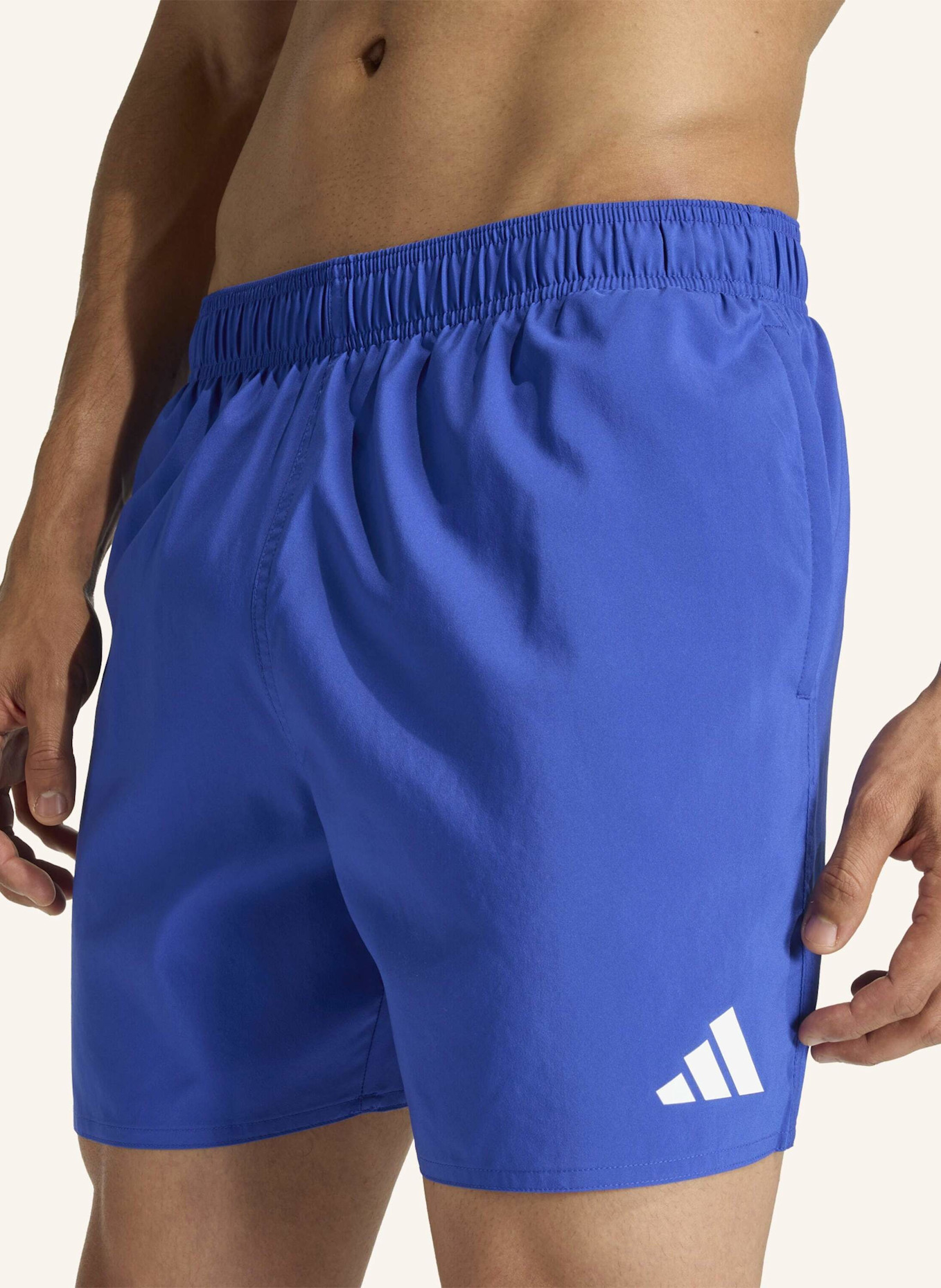 adidas Badeshorts ESSENTIAL 5-INCH: BLAU/ WEISS