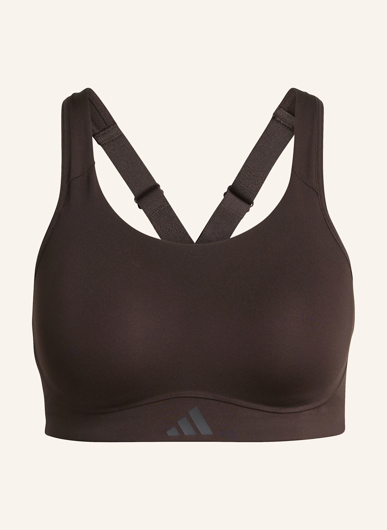 adidas OPTIME WORKOUT HIGH SUPPORT BH: BRAUN