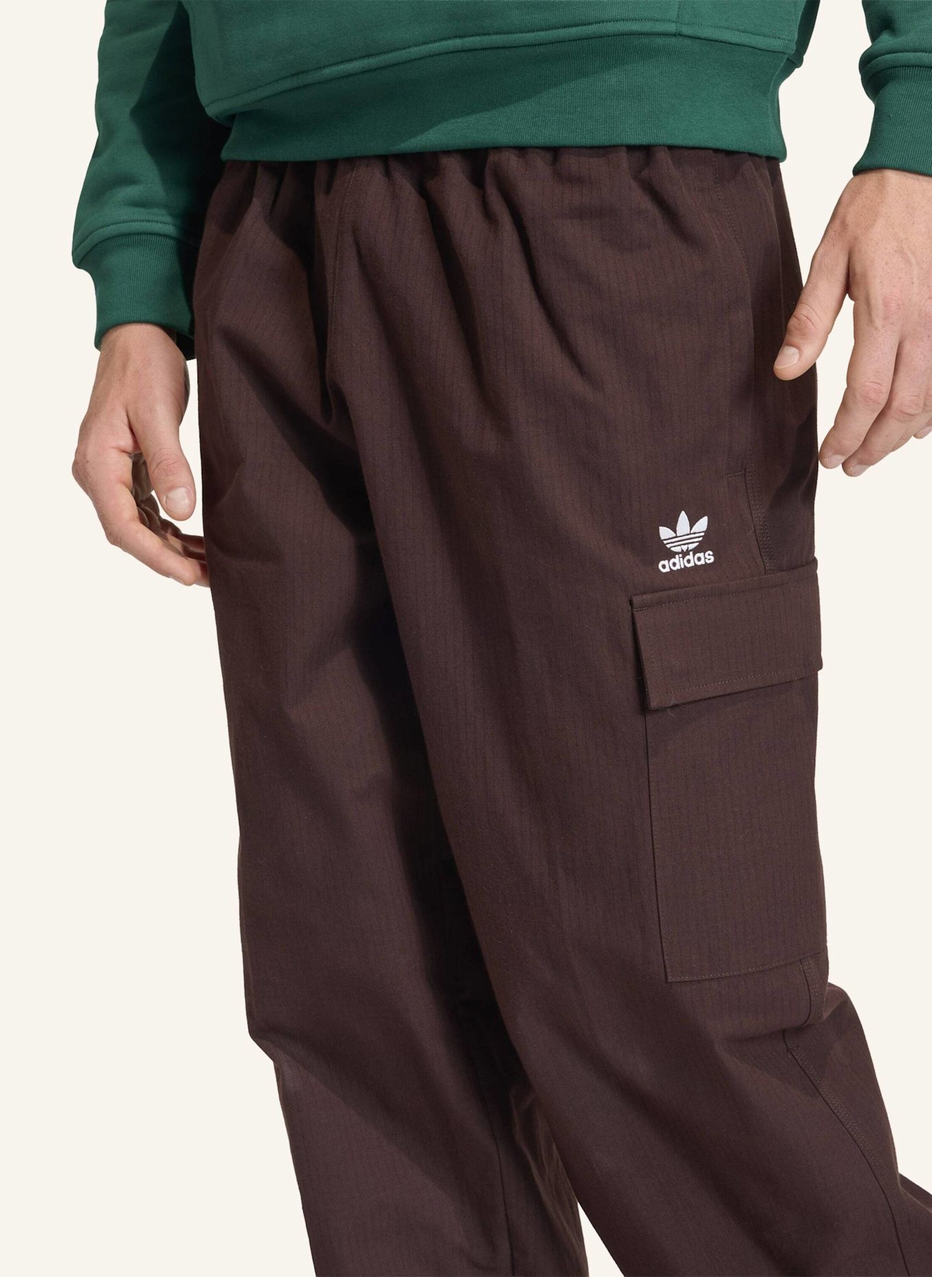 adidas Originals TREFOIL ESSENTIALS GEWEBT: BRAUN