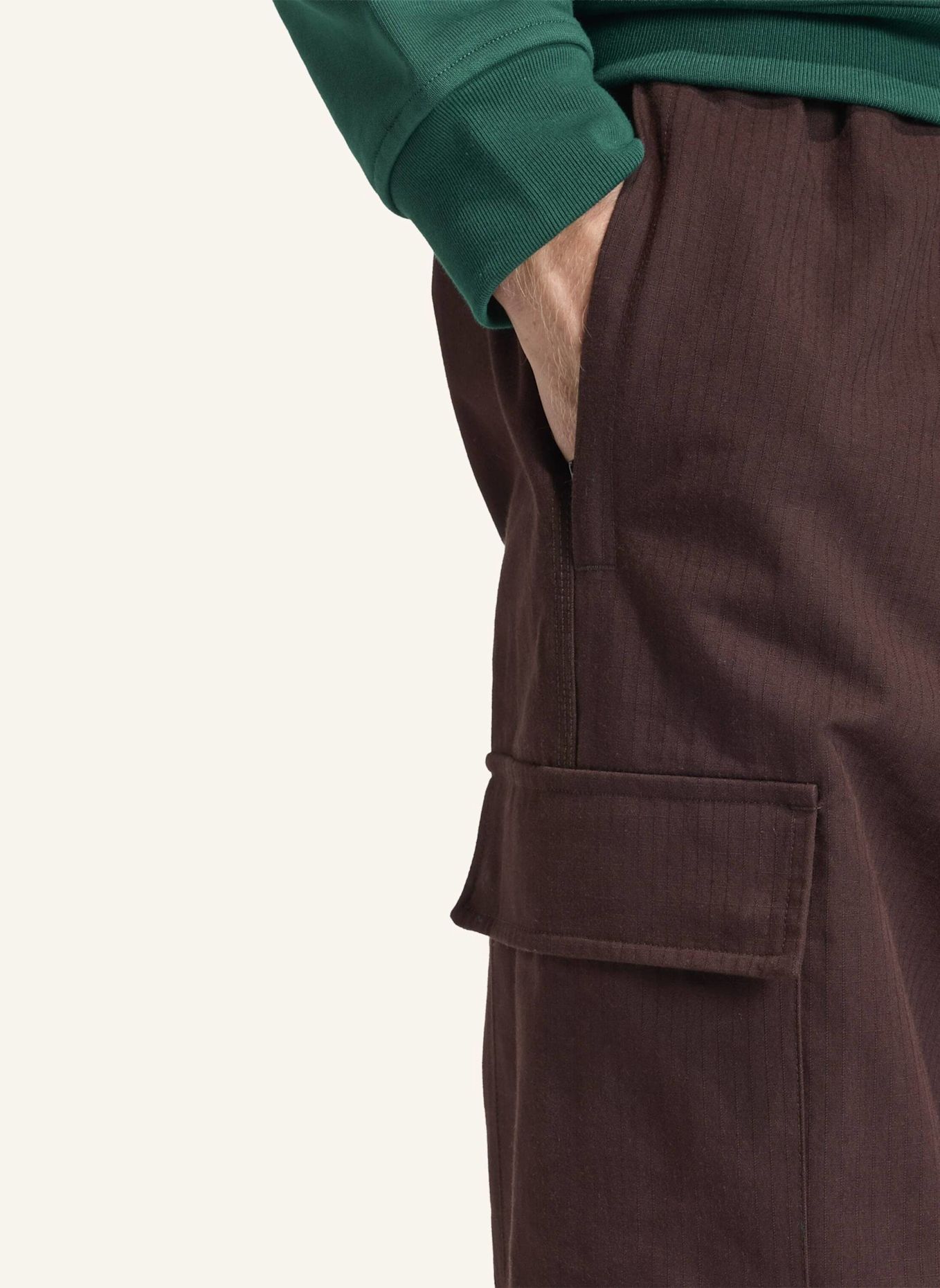 adidas Originals TREFOIL ESSENTIALS GEWEBT: BRAUN