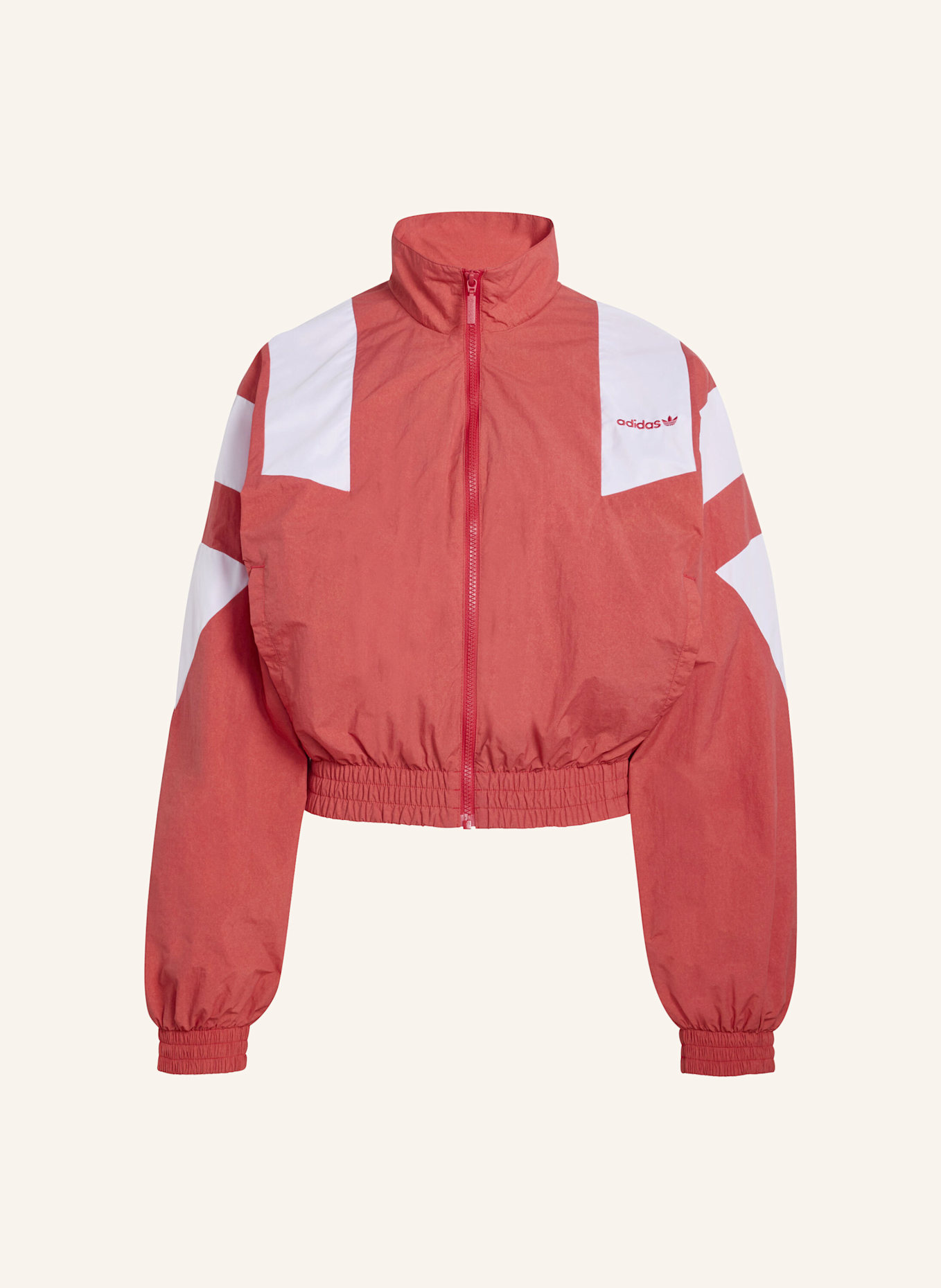 adidas Originals BLOCKED WASHED ZIPPED TRACKTOP: ROT